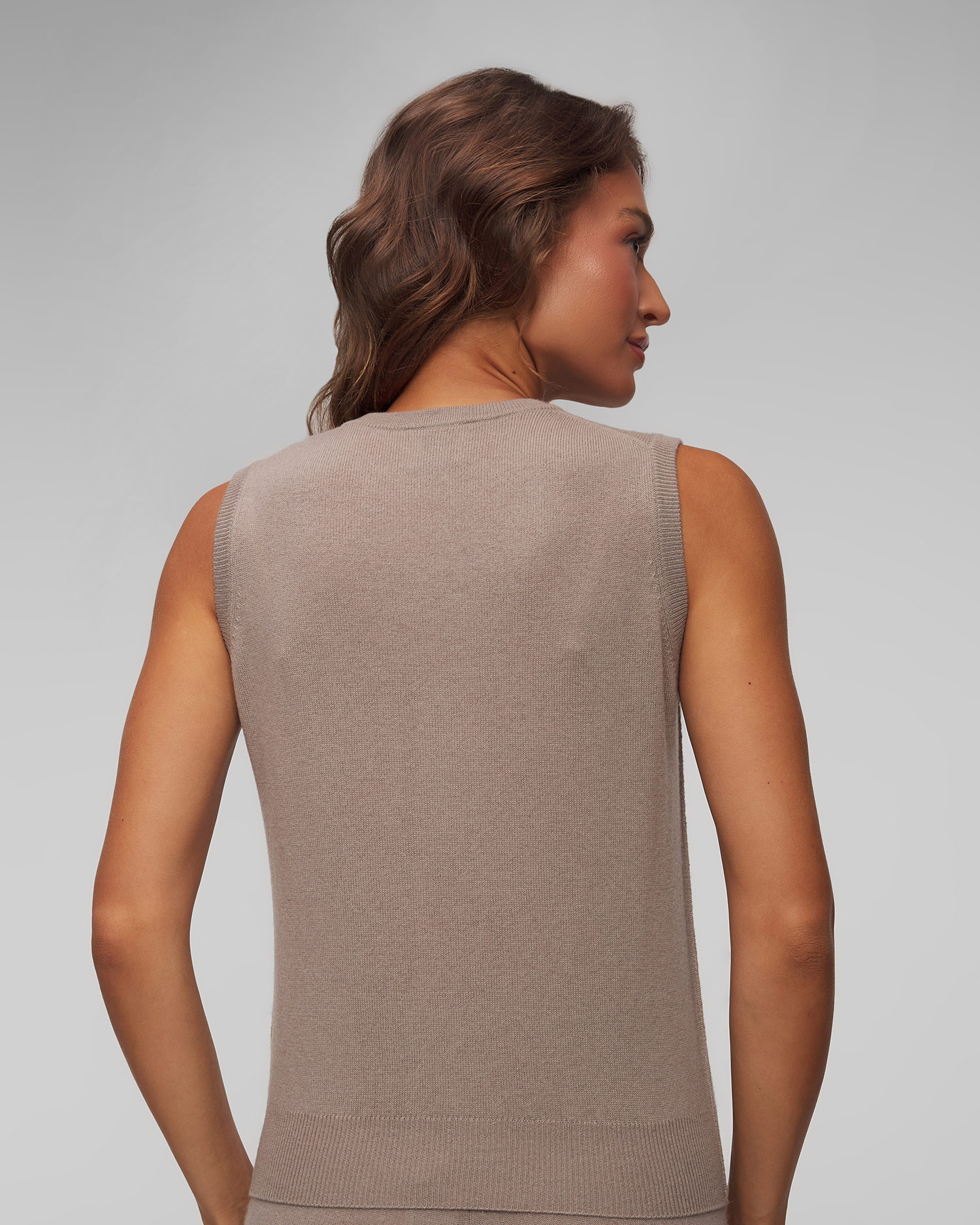 Gilet in lana con cashmere da donna Allude