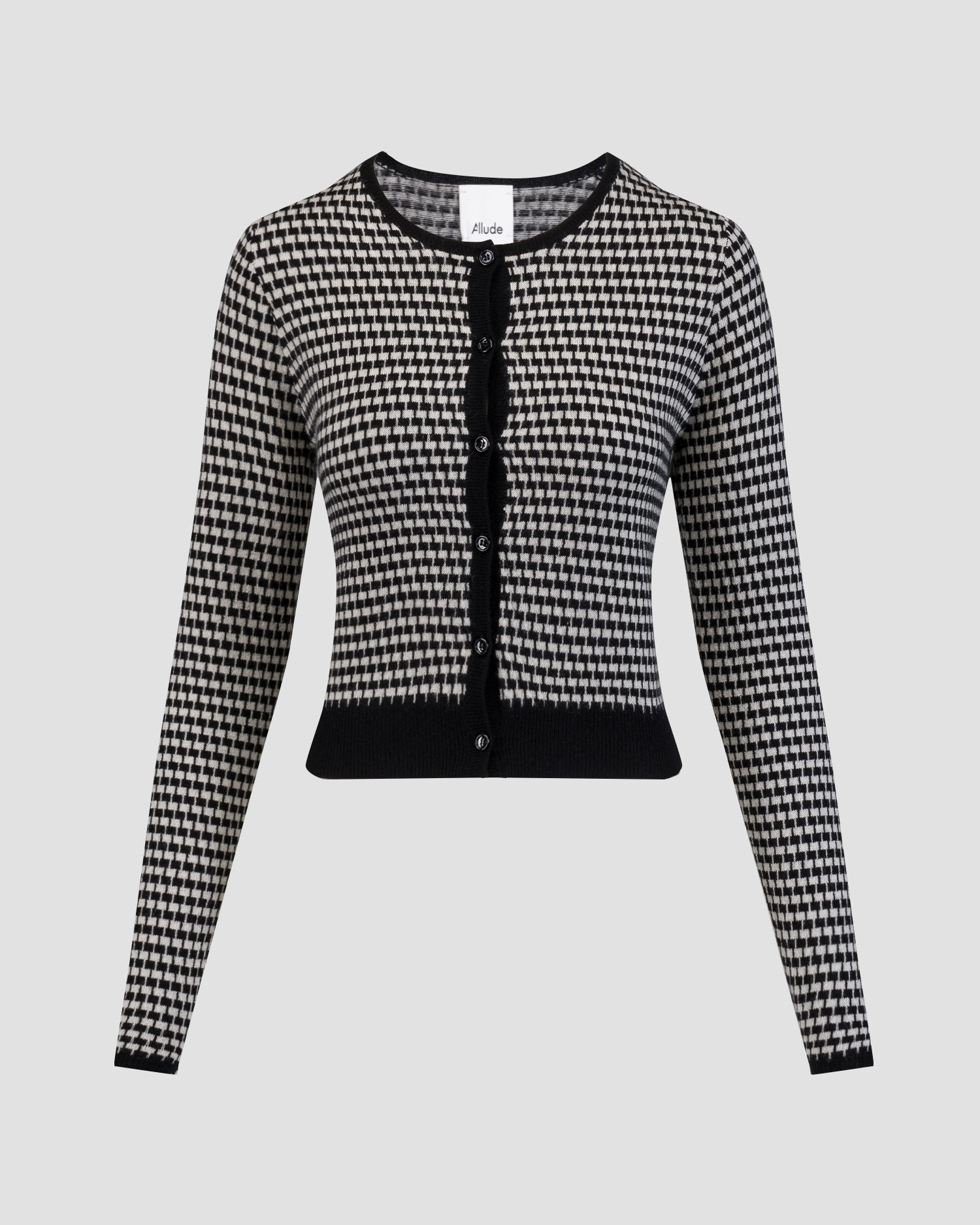 Women's wool houndstooth jumper Allude