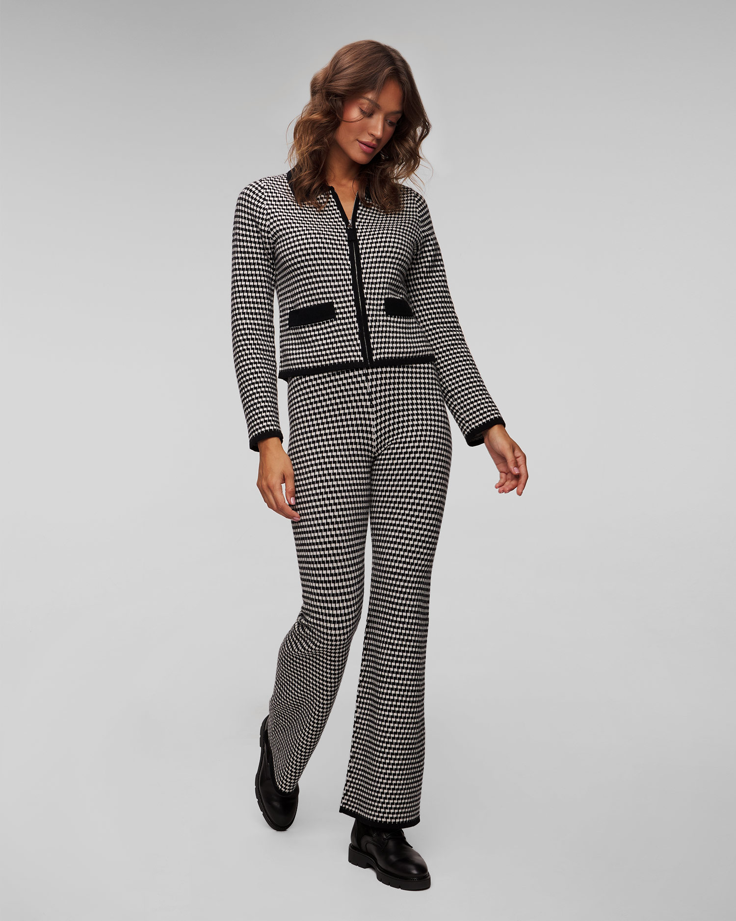 Women's wool cashmere trousers Allude