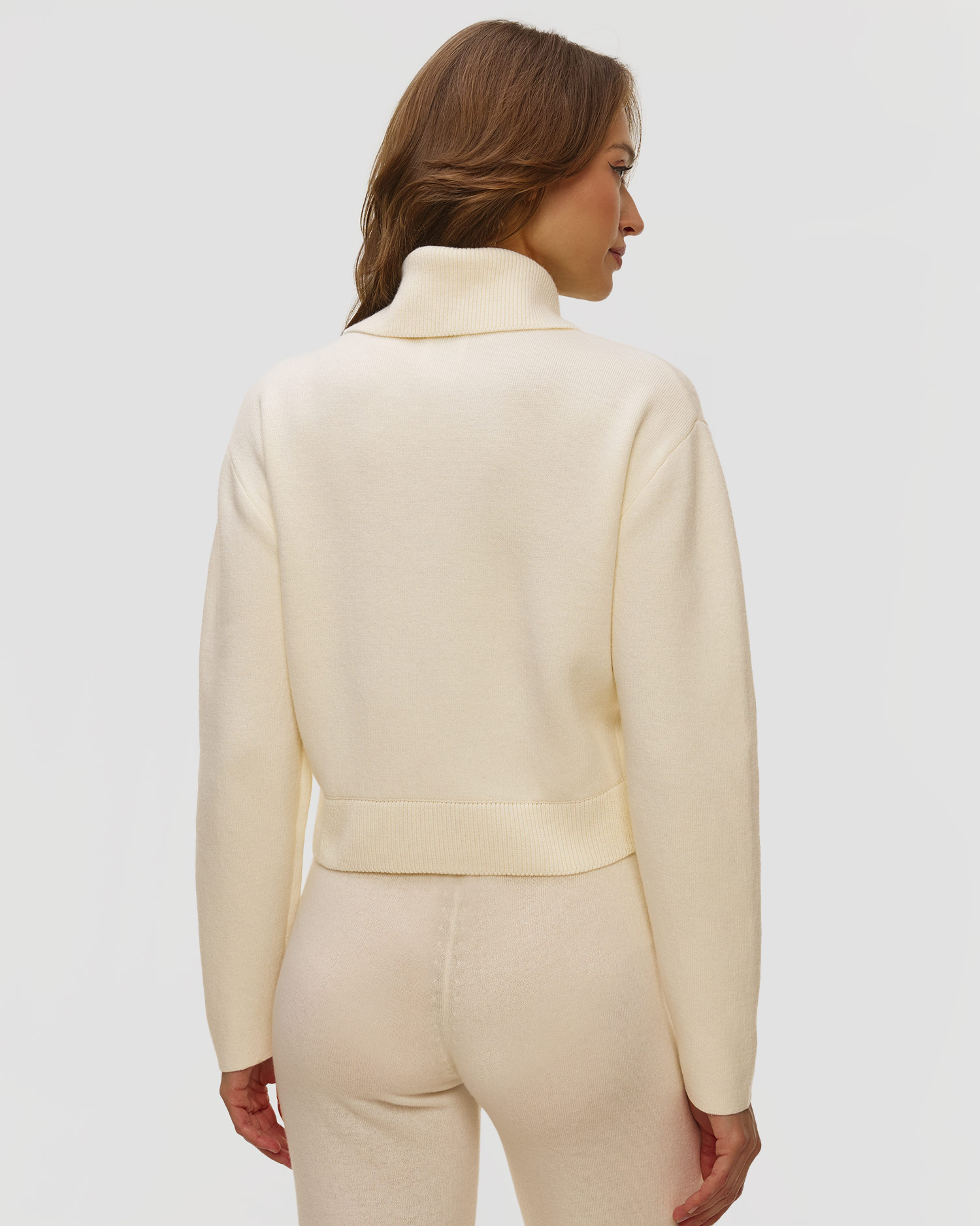 Biała kurtka wełniana damska Allude