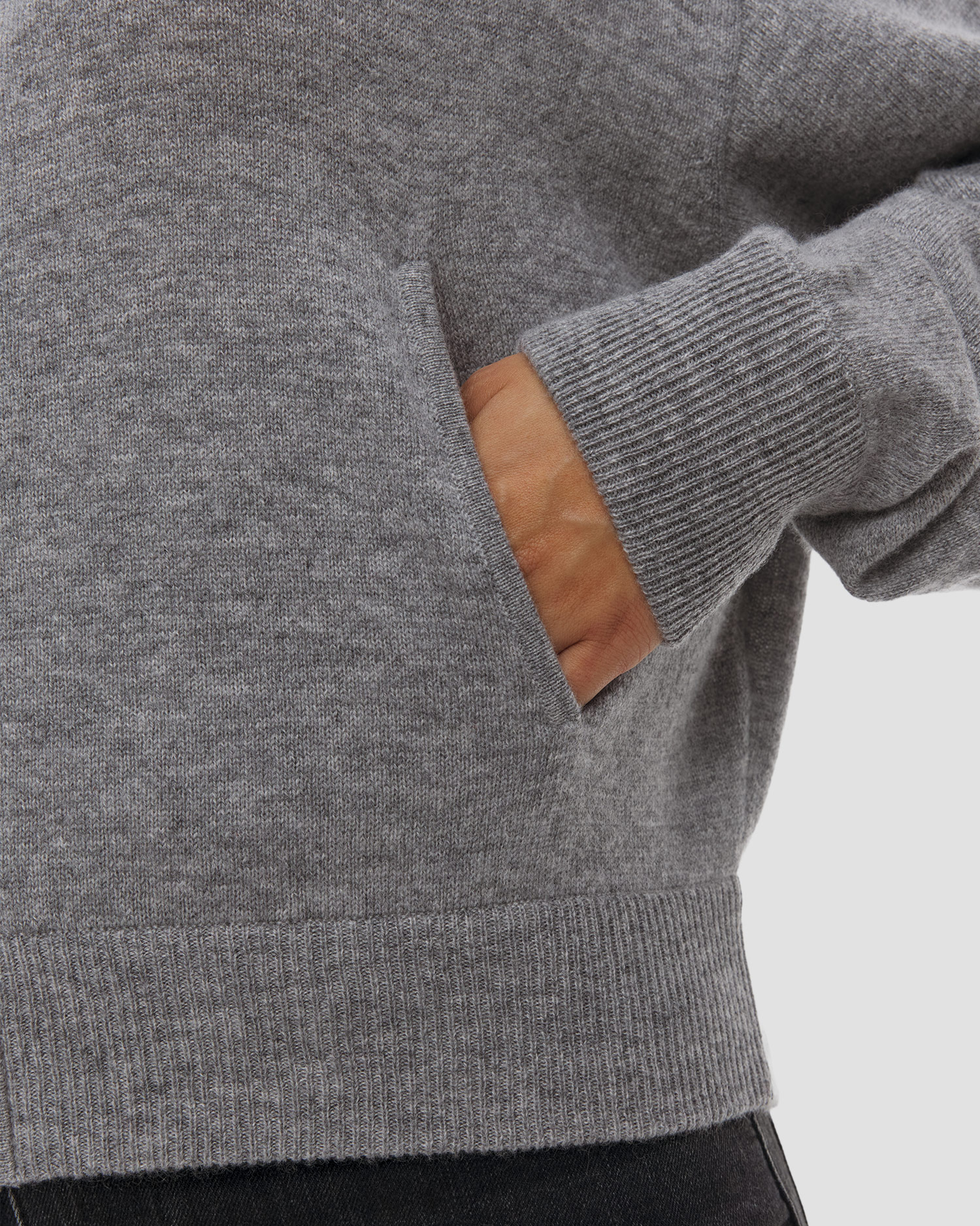Cardigan pour femmes à capuche Allude en laine et cachemire