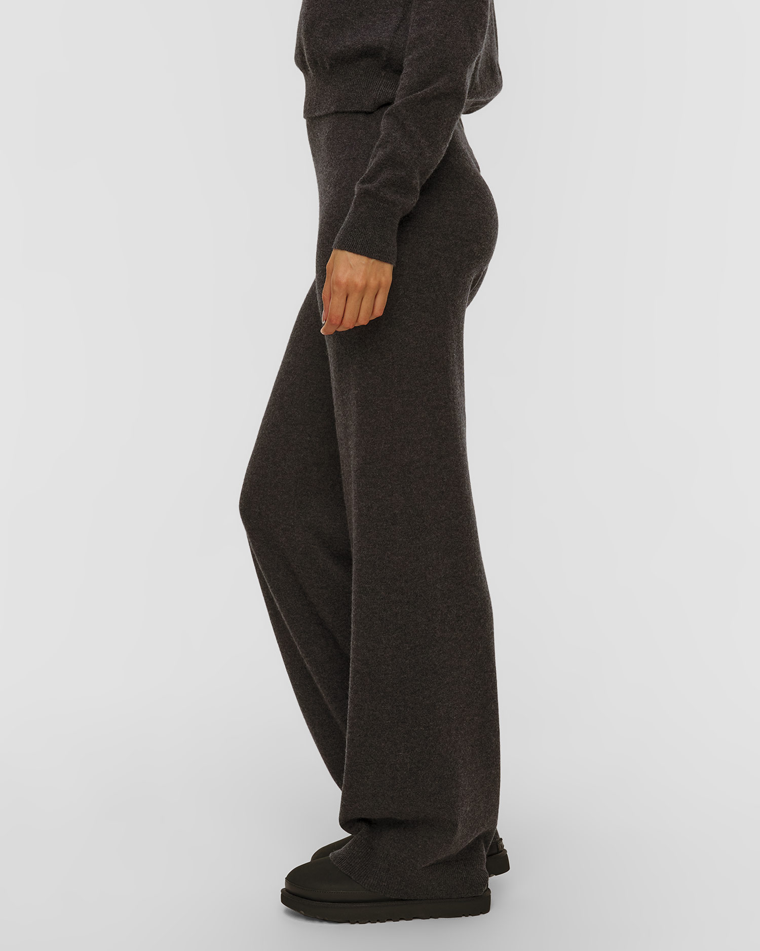 Allude Damenhose aus Wolle und Kaschmir in Grau