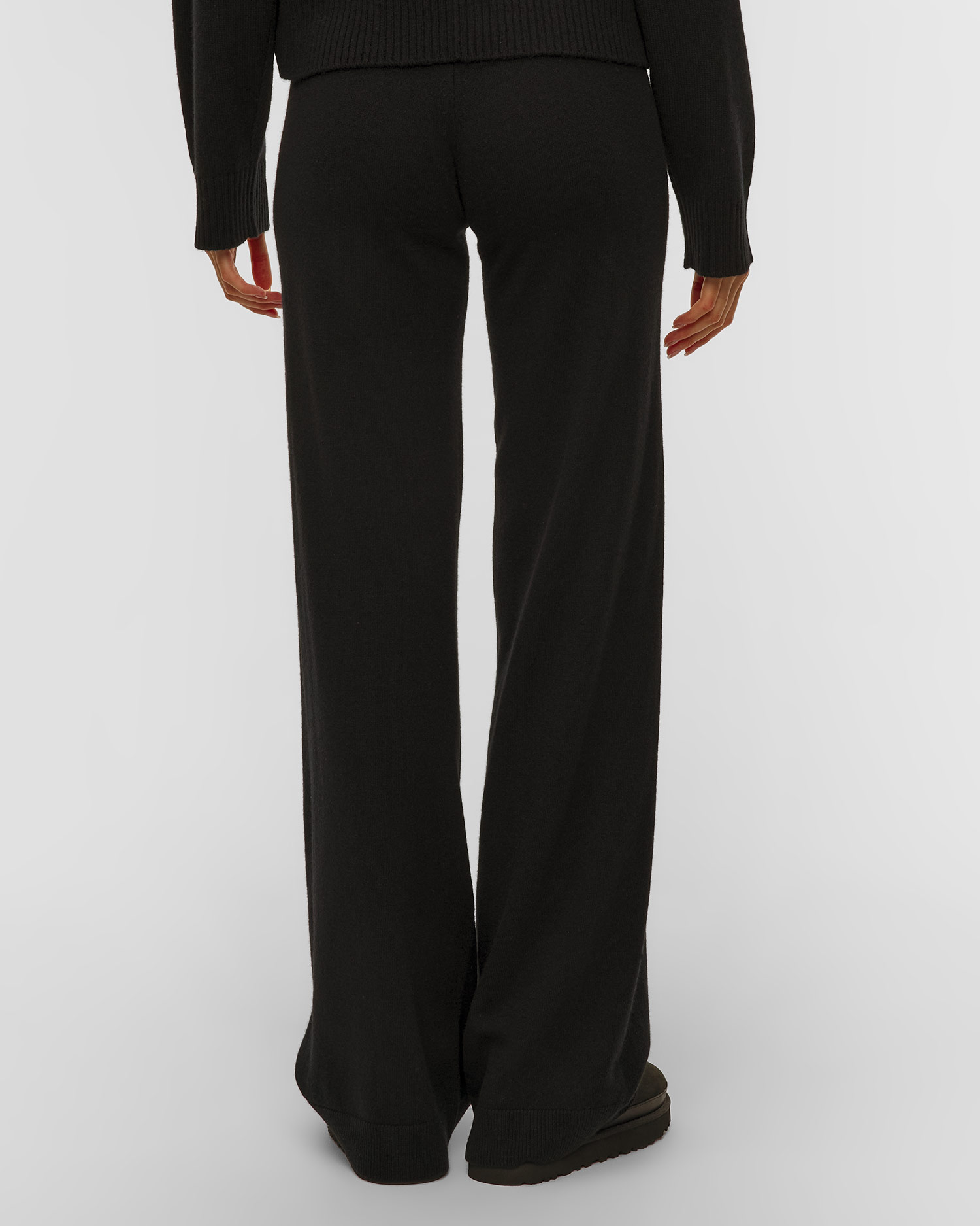 Allude Damenhose aus Wolle und Kaschmir in Schwarz