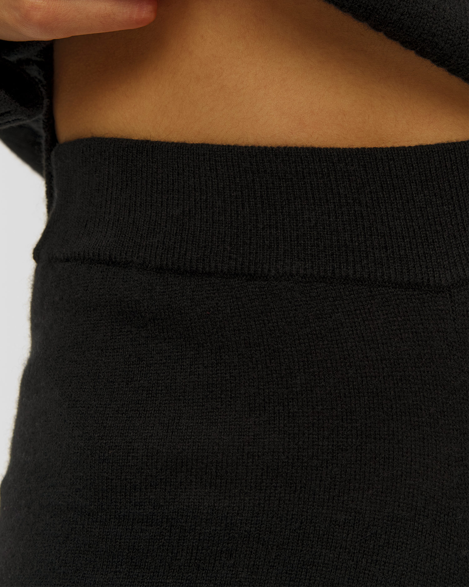 Allude Damenhose aus Wolle und Kaschmir in Schwarz