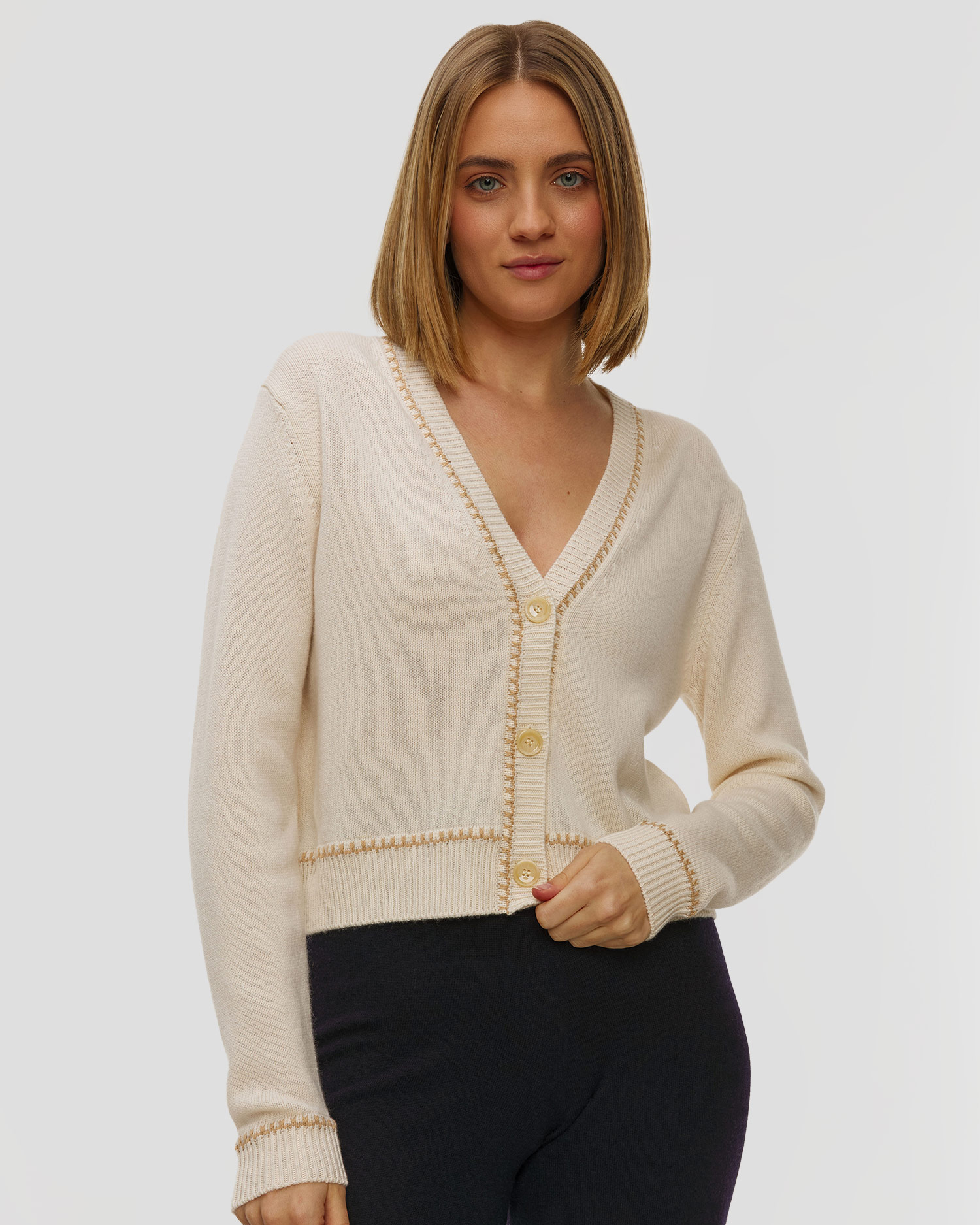 Wełniany kardigan damski Allude