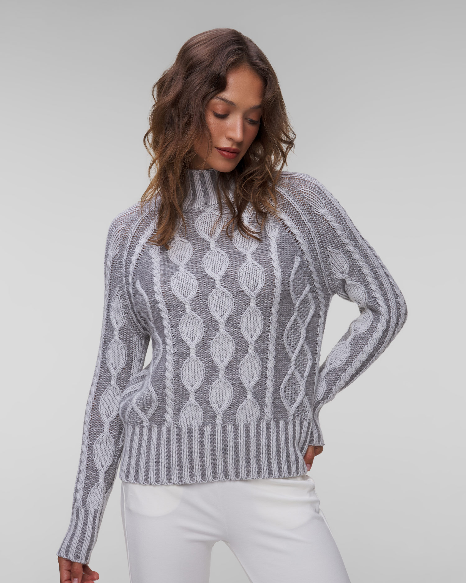 Maglione in lana con cashmere da donna Allude
