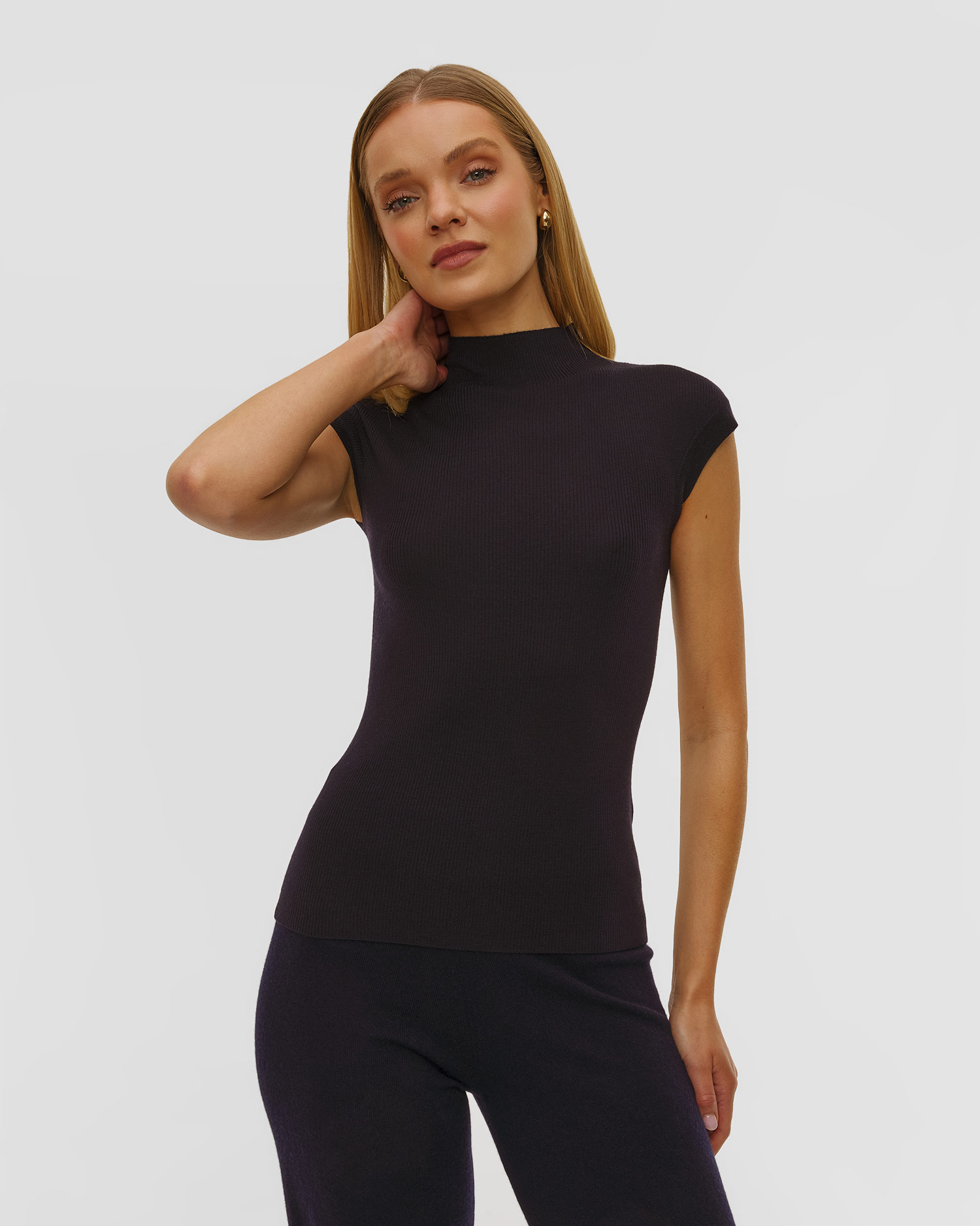 Wełniany top damski Allude
