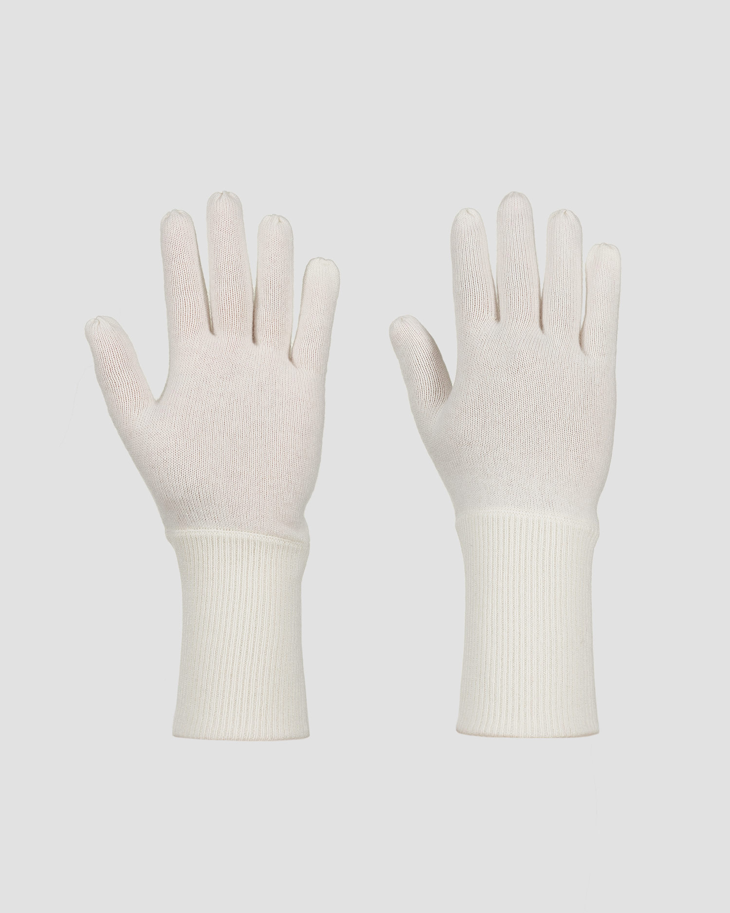 Gants en cachemire blancs pour femmes Allude