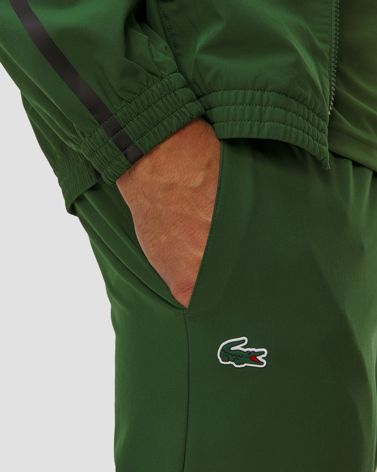 Men's green tracksuit Lacoste x Novak Djokovic