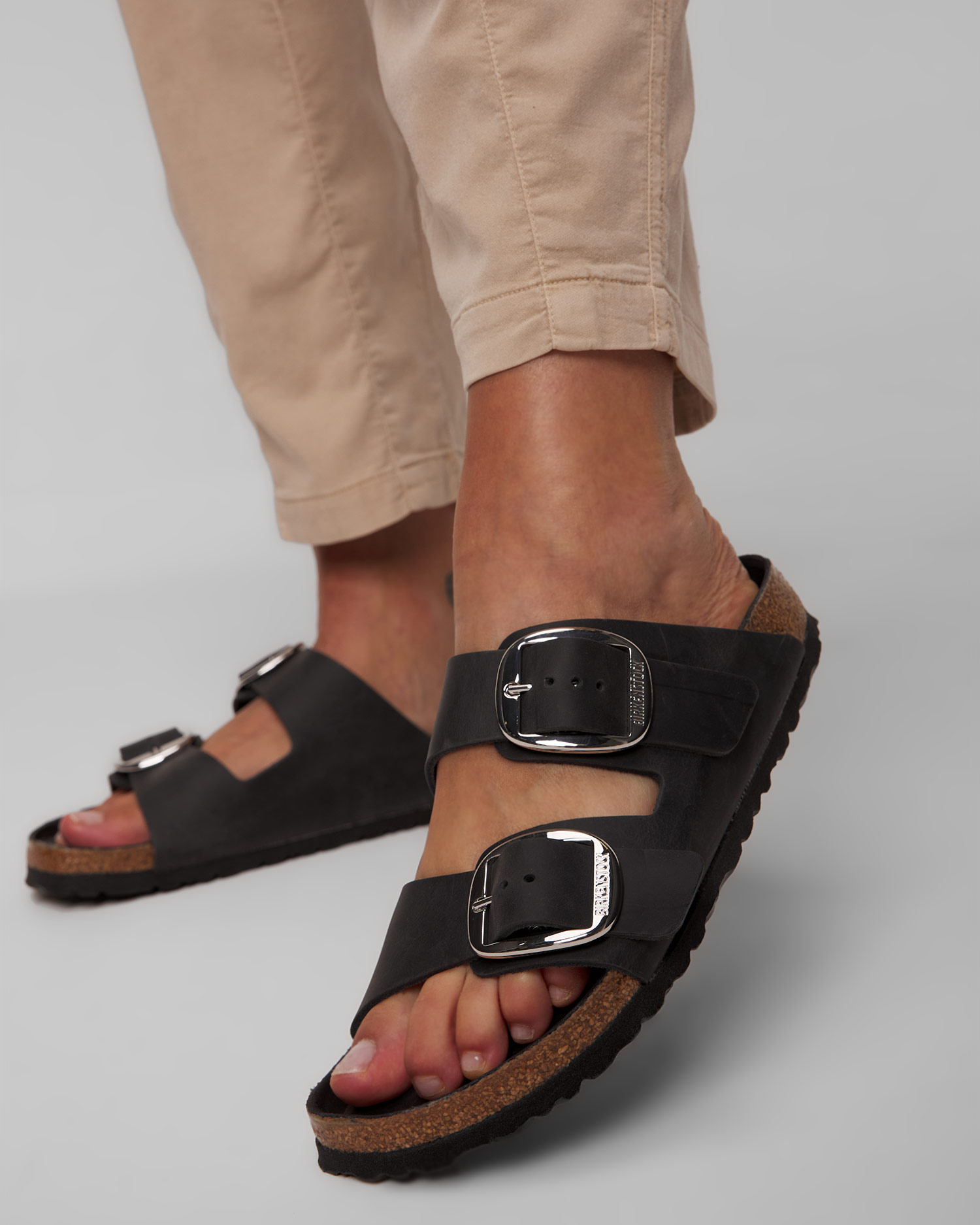 Women's sliders Birkenstock Arizona Big Buckle Fl Narrow