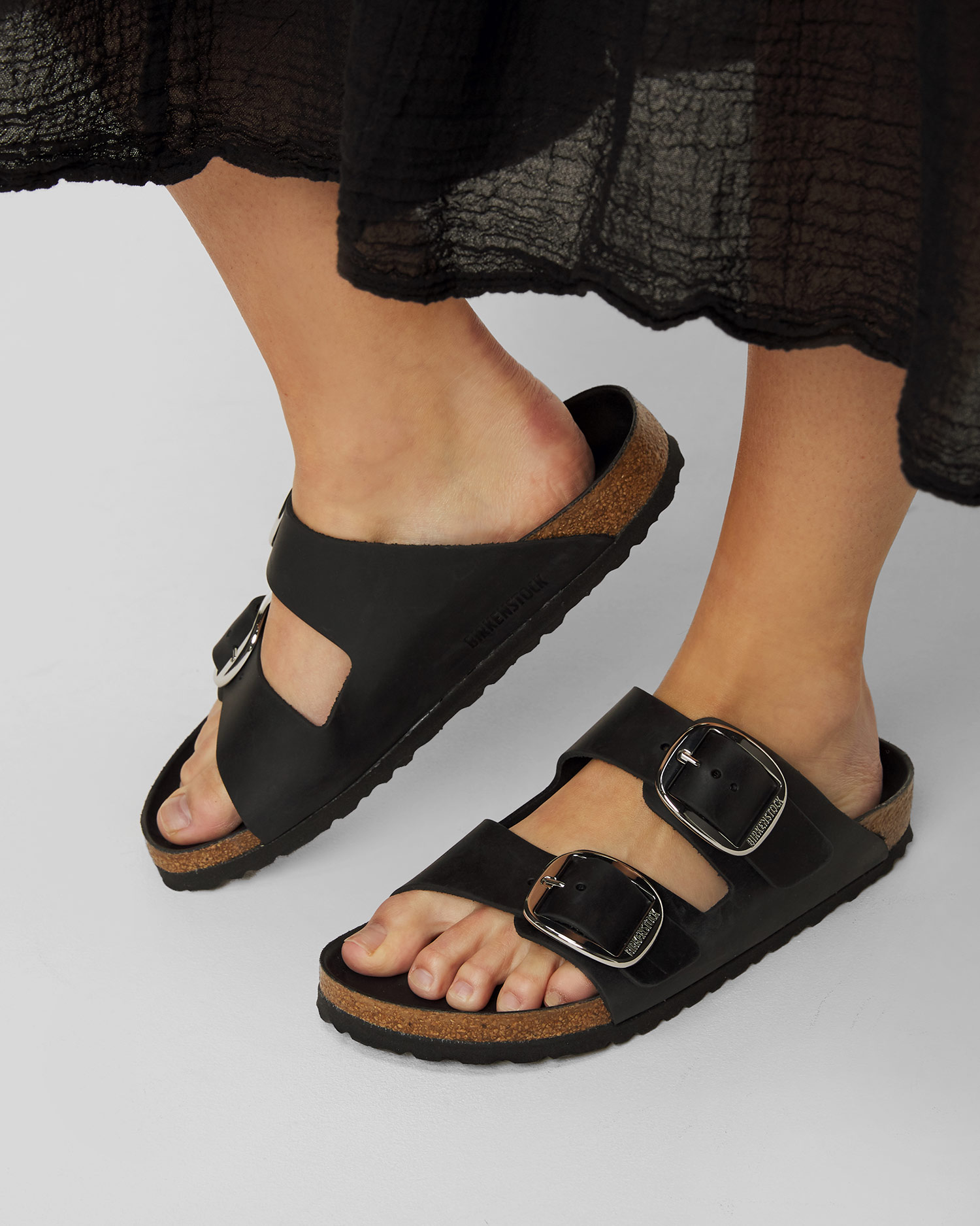 Women's sliders Birkenstock Arizona Big Buckle Fl Narrow