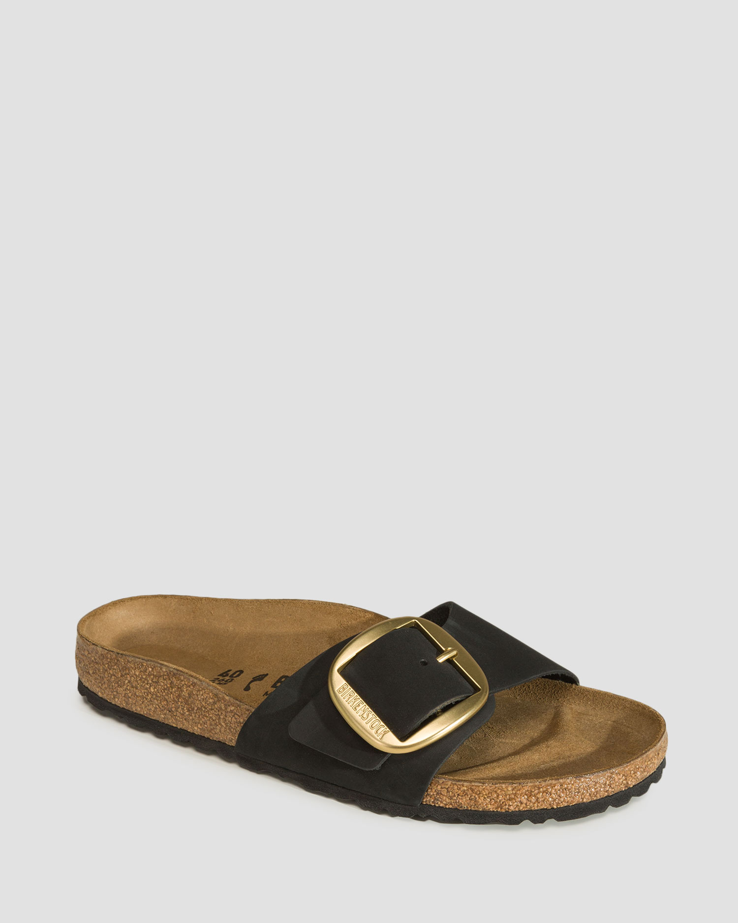 Šľapky Birkenstock Madrid Big Buckle Lenb Narrow, Farba-Vzor: Czarny