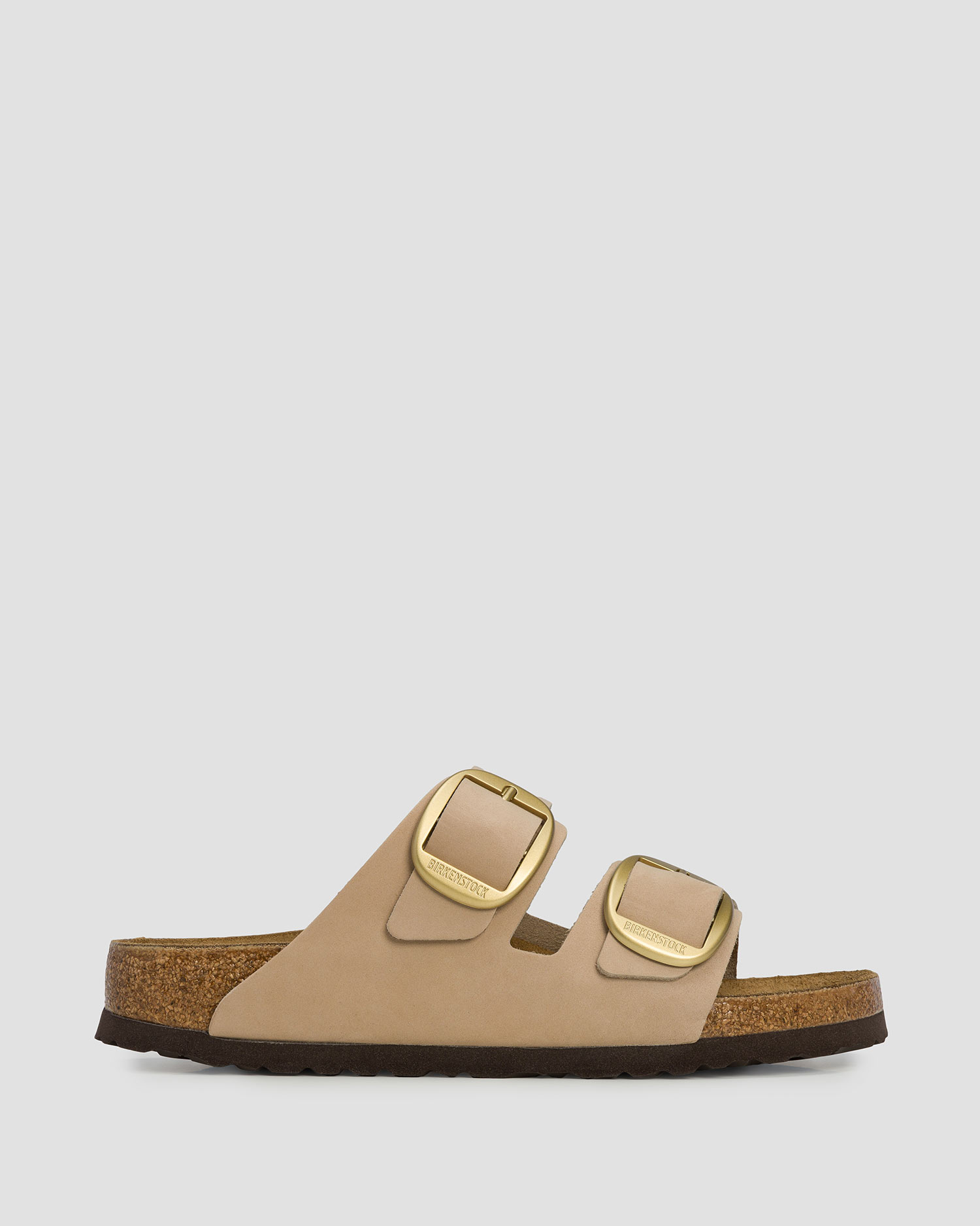 Ciabatte beige da donna Birkenstock Arizona Big Buckle LENB Narrow