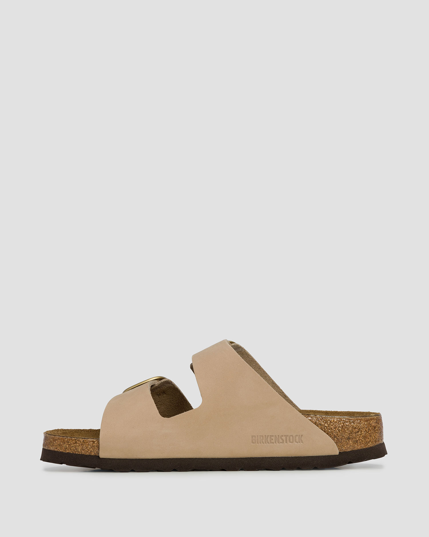 Ciabatte beige da donna Birkenstock Arizona Big Buckle LENB Narrow