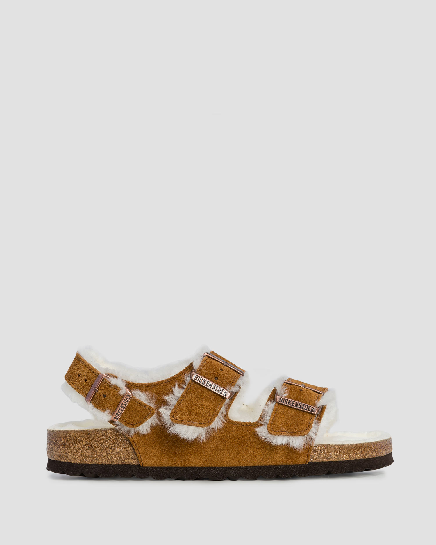 Women’s fur sliders Birkenstock Milano Shearling Narrow
