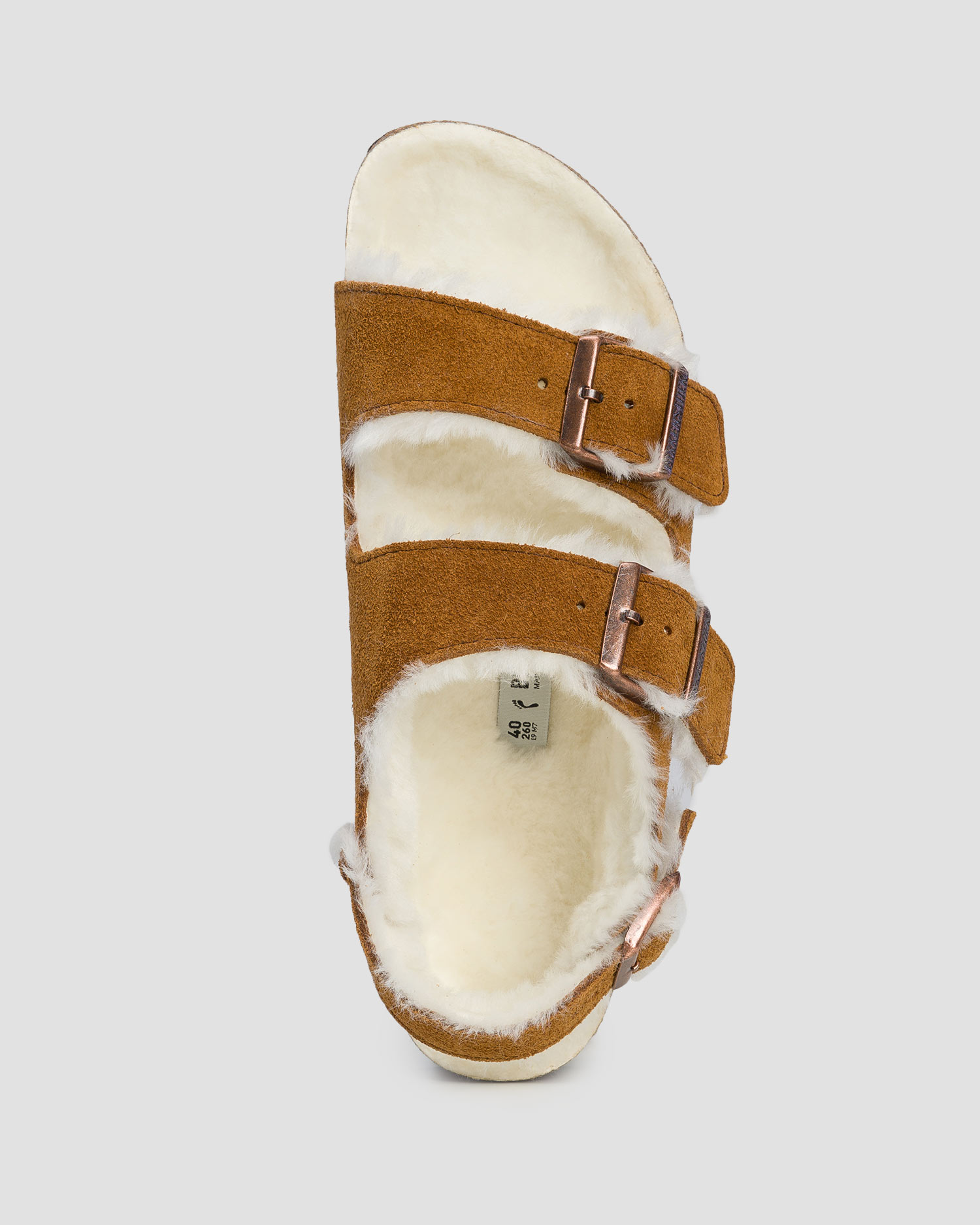 Women’s fur sliders Birkenstock Milano Shearling Narrow