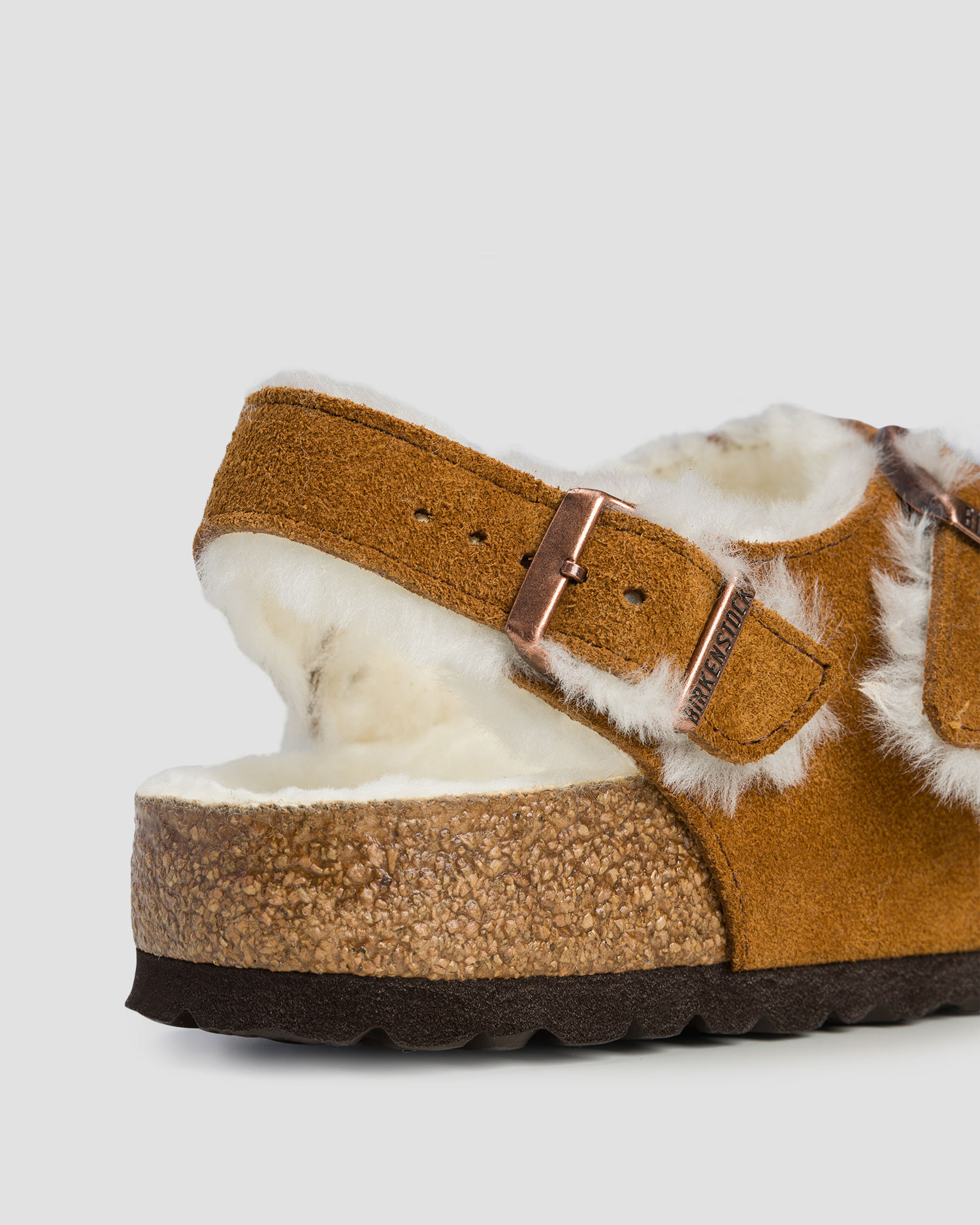 Women’s fur sliders Birkenstock Milano Shearling Narrow