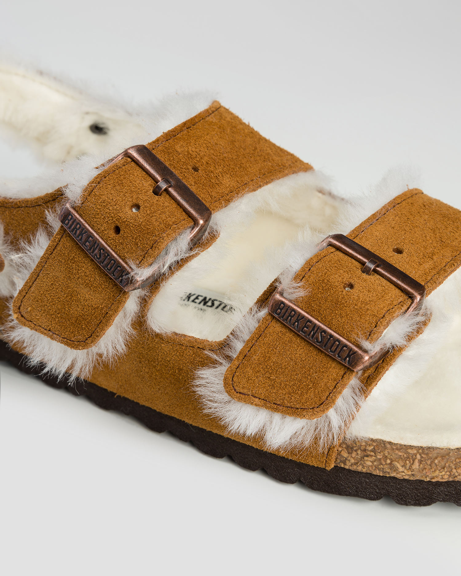 Women’s fur sliders Birkenstock Milano Shearling Narrow