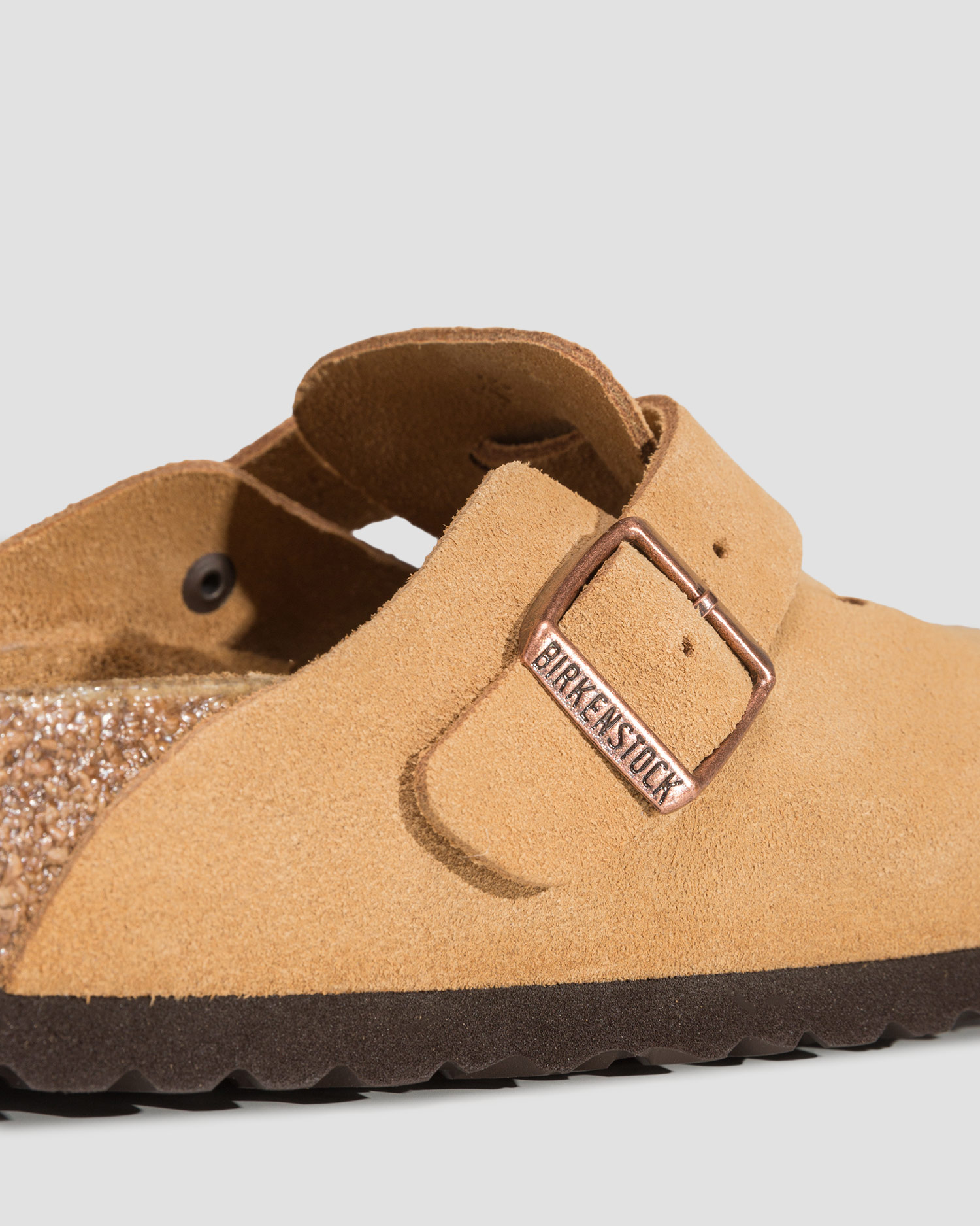 Women's sliders Birkenstock Boston VL Beige Narrow