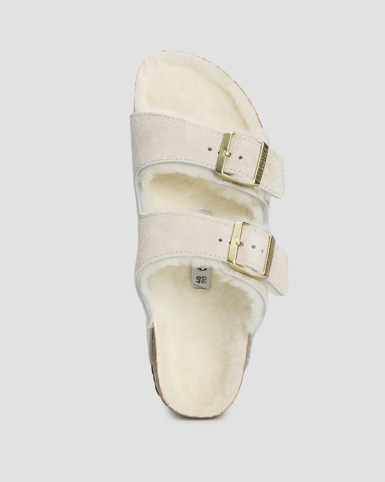 Women's fur sliders Birkenstock Arizona Shearling Narrow