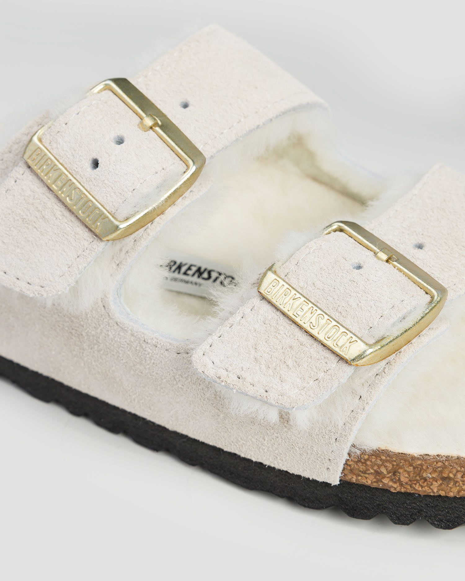 Women's fur sliders Birkenstock Arizona Shearling Narrow