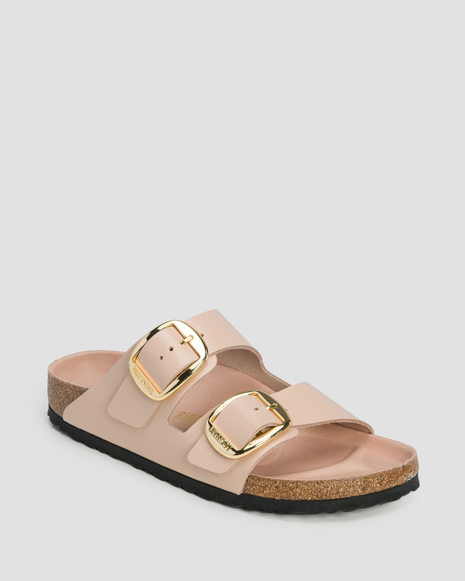 Șlapi bej pentru femei Birkenstock Arizona BB Narrow