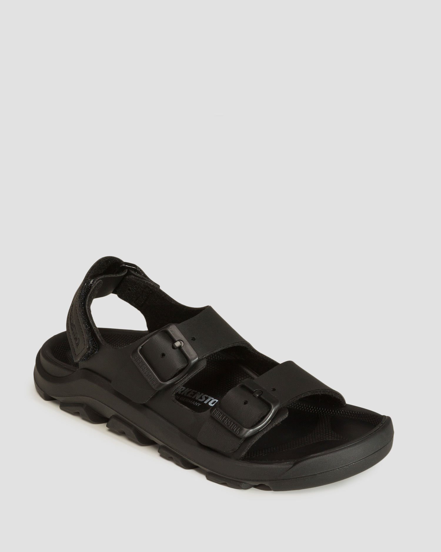 Sandales noires pour enfants Birkenstock Mogami Kids AS Birko-Flor Narrow
