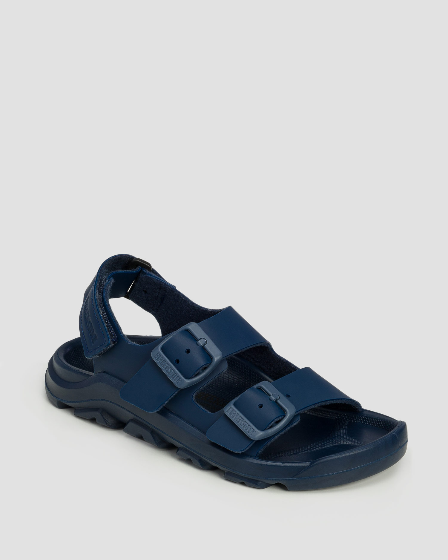 Sandales bleu marine pour enfants Birkenstock Mogami Kids AS Birko-Flor Narrow