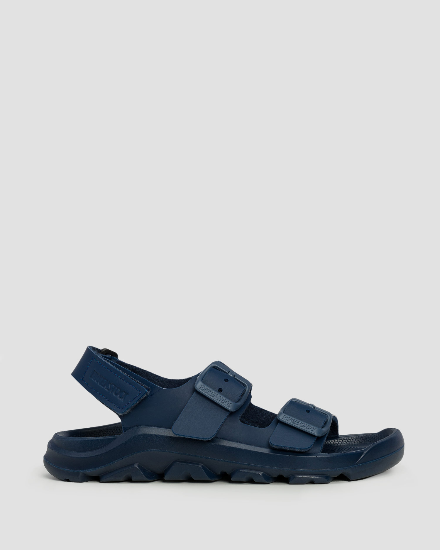 Sandales bleu marine pour enfants Birkenstock Mogami Kids AS Birko-Flor Narrow