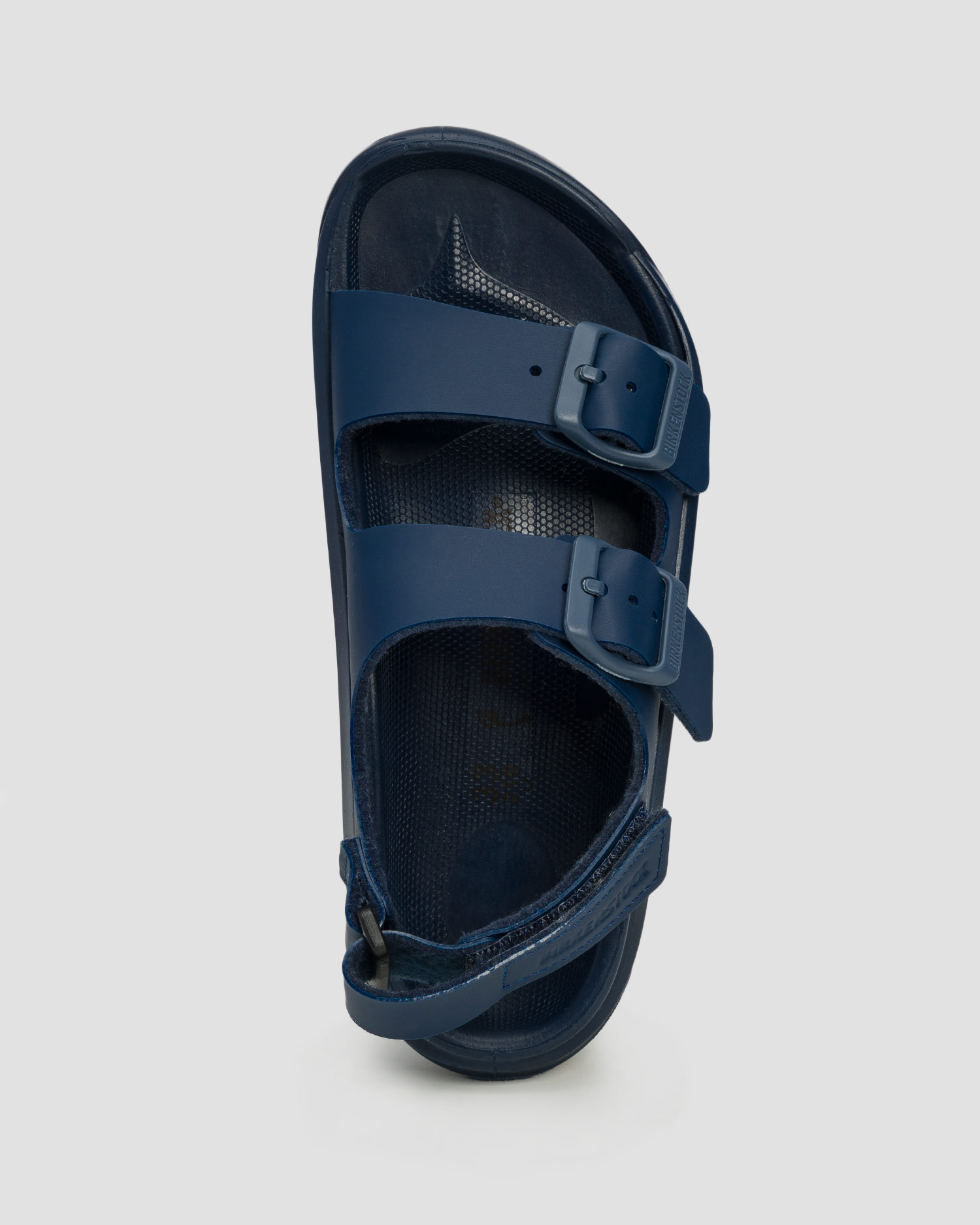 Sandales bleu marine pour enfants Birkenstock Mogami Kids AS Birko-Flor Narrow