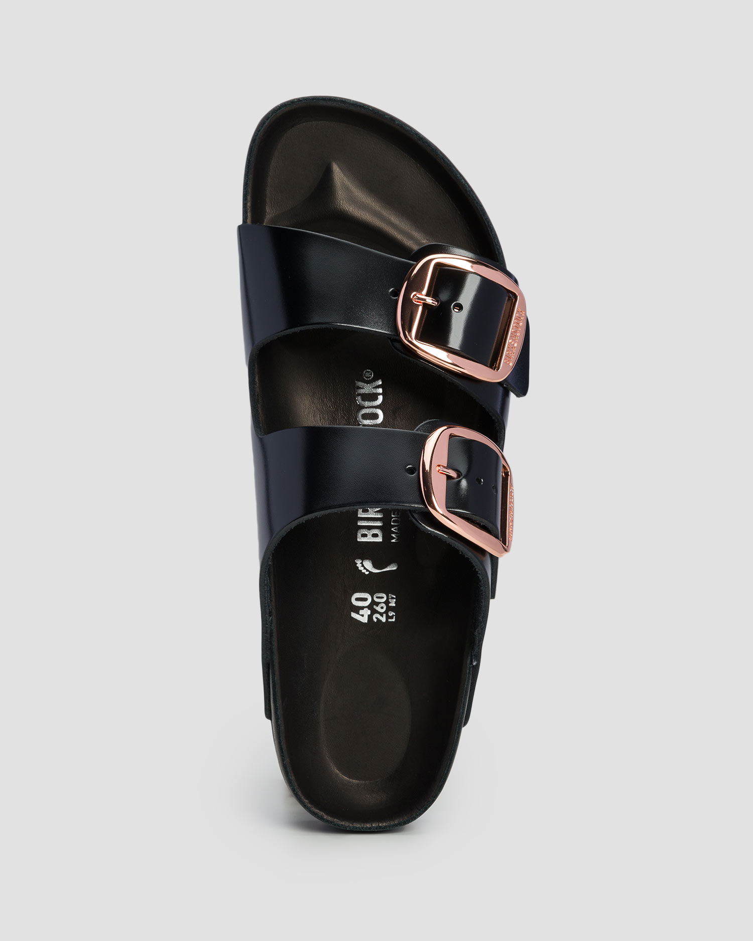 Ciabatte nere da donna Birkenstock Arizona BB Narrow