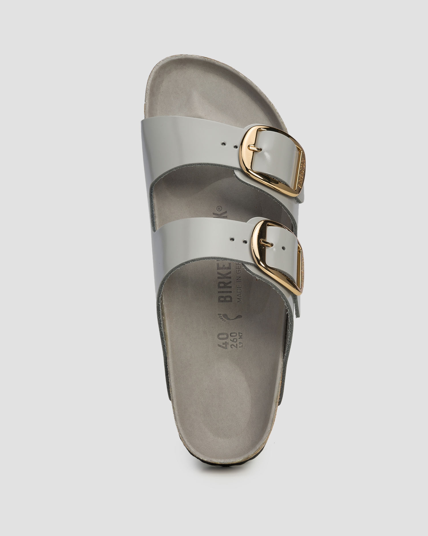 Dámské pantofle Birkenstock Arizona BB Lena HS Narrow v Šedé Barvě