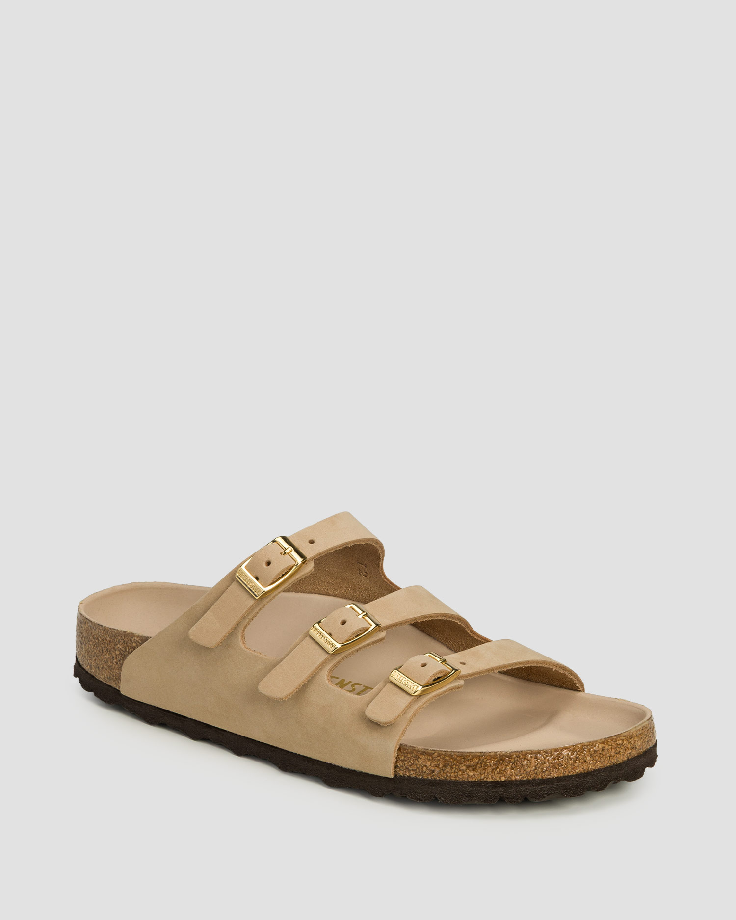 Béžové dámské pantofle Birkenstock Florida Fresh Lenb, Barva/Vzor: Beżowy