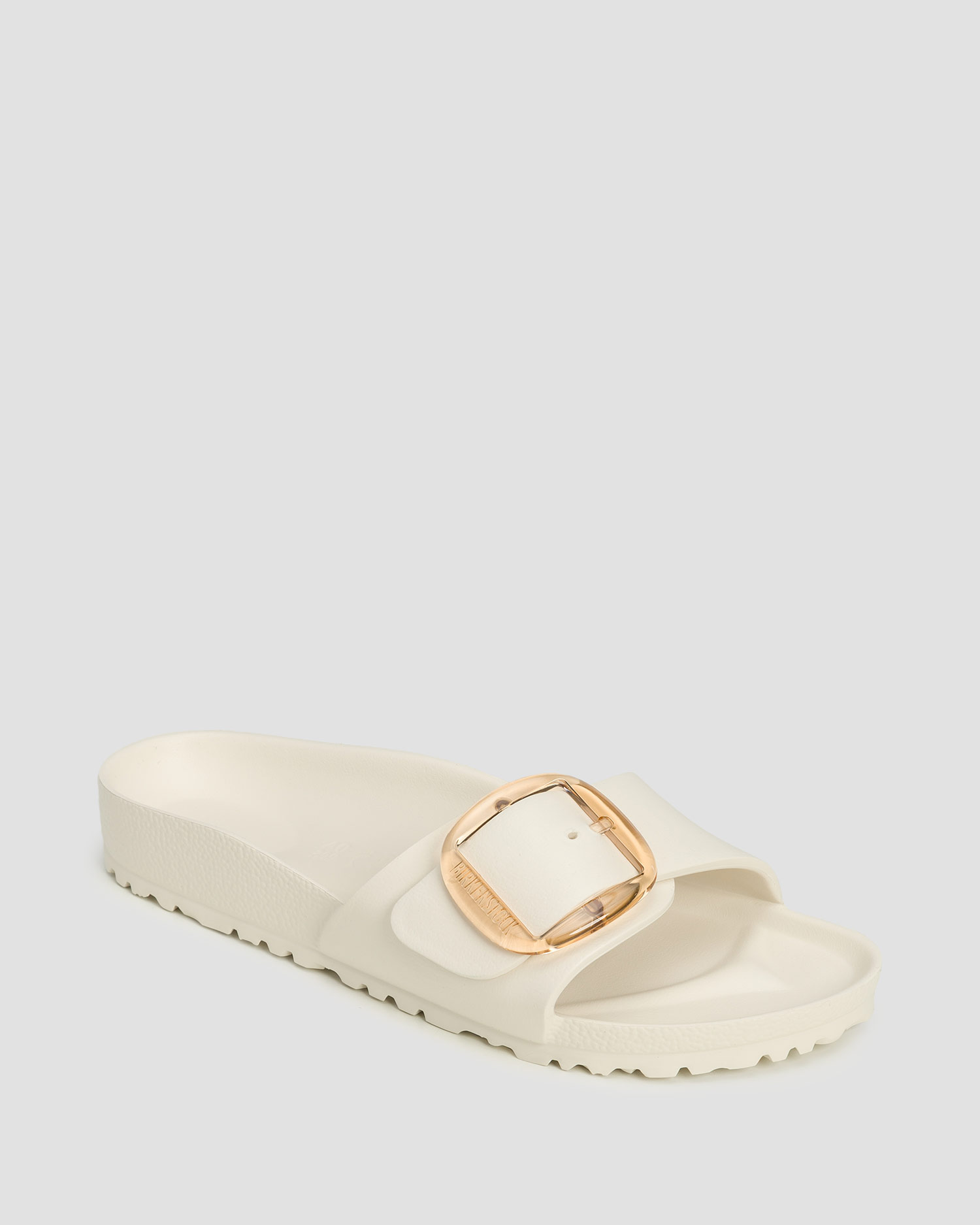 Birkenstock Madrid Big Buckle Eva Ultraleichte Pantoletten für Damen, Farbe/Muster: Biały