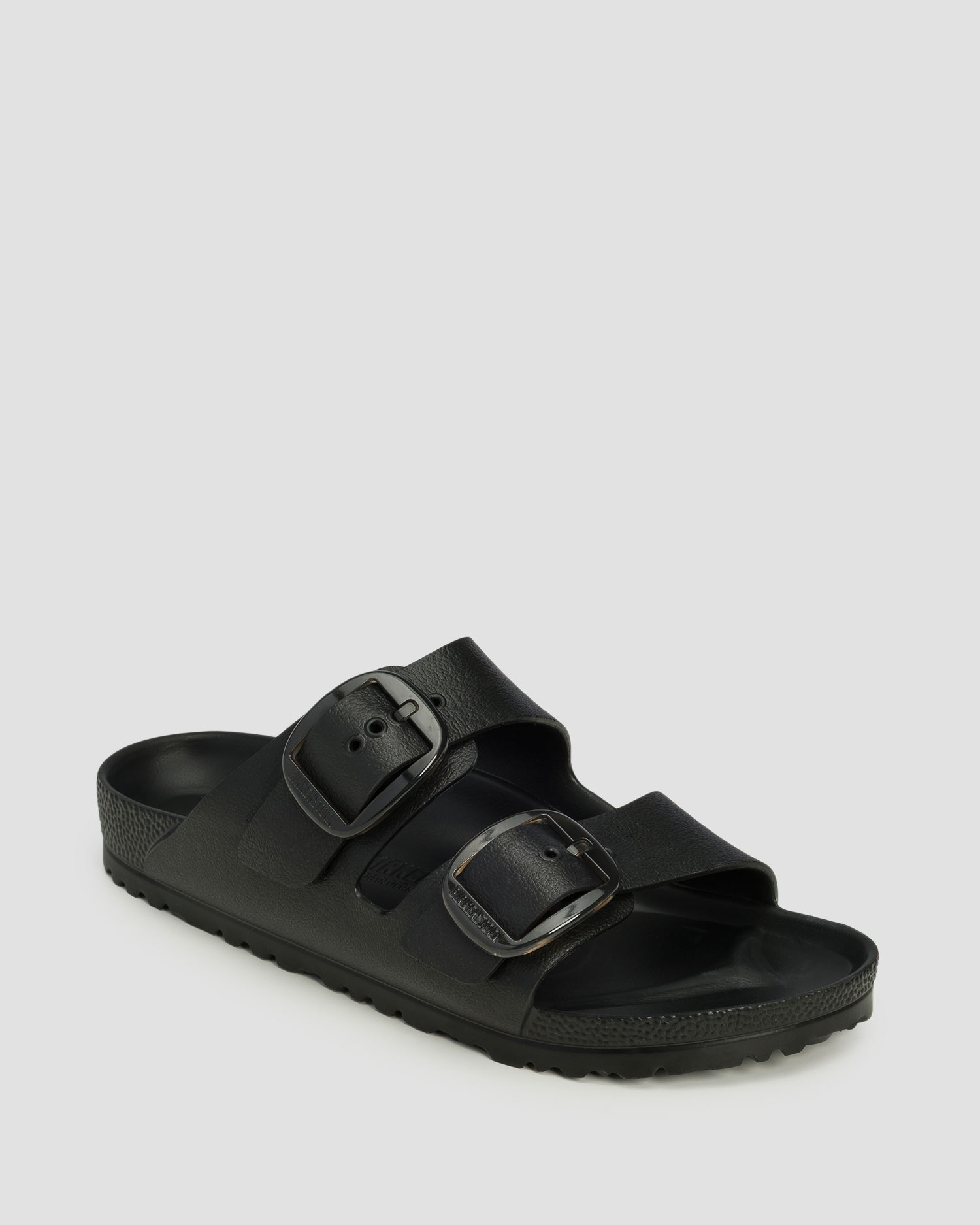 Birkenstock Arizona Big Buckle EVA Pantoletten für Damen in Schwarz, Farbe/Muster: Czarny