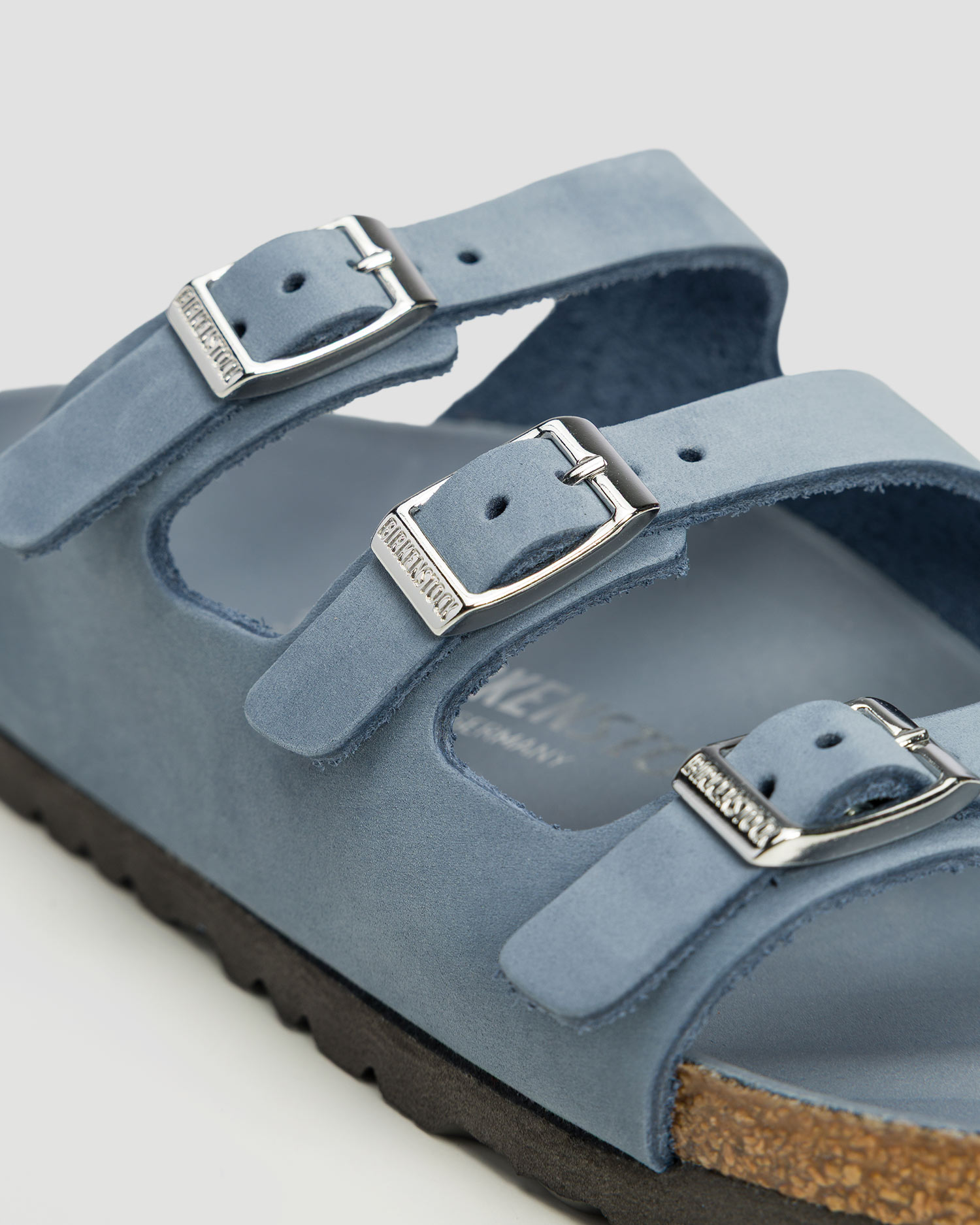 Women's sliders Birkenstock Florida Lenb Narrow