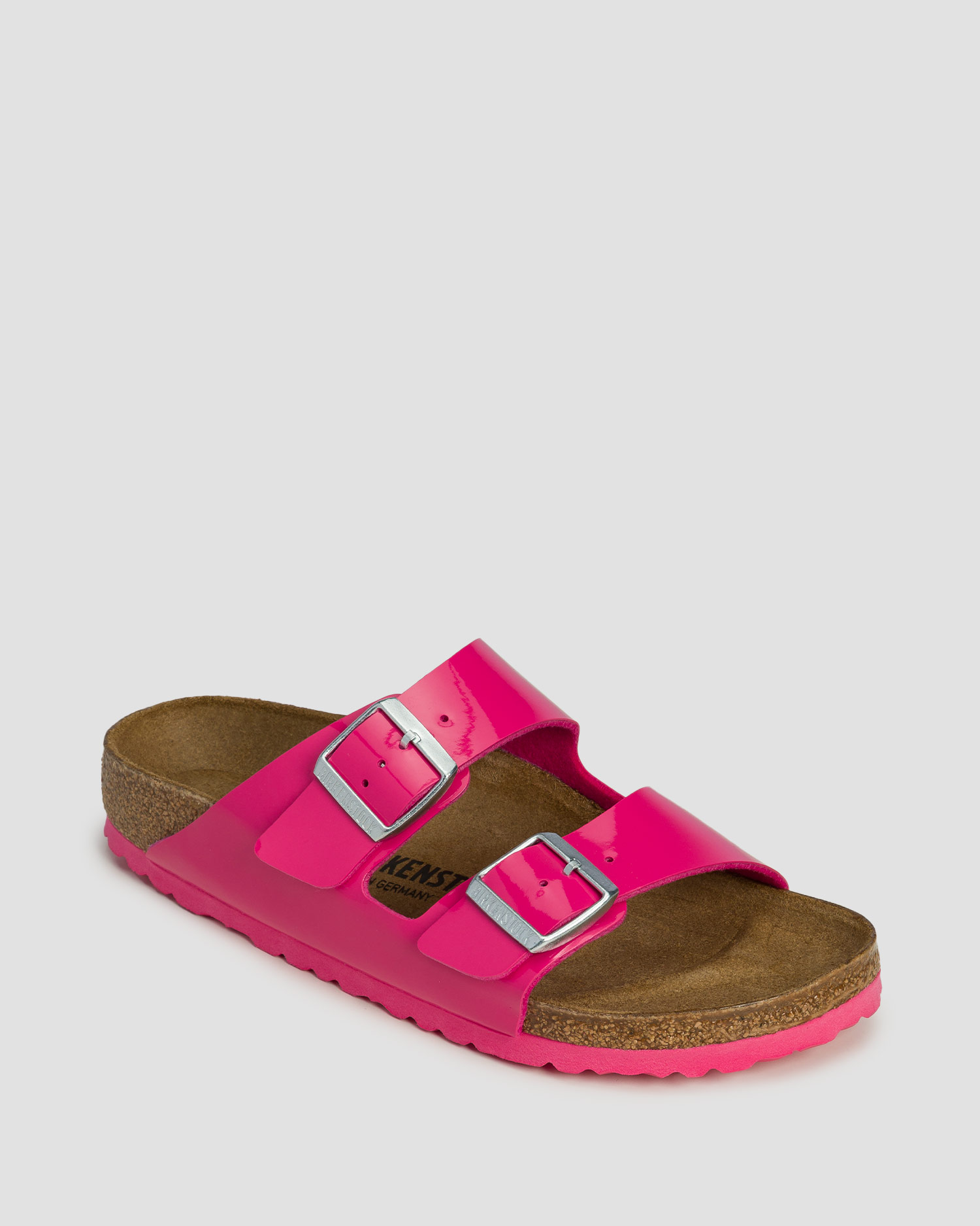 Sandales roses pour femmes Birkenstock Arizona BF Narrow