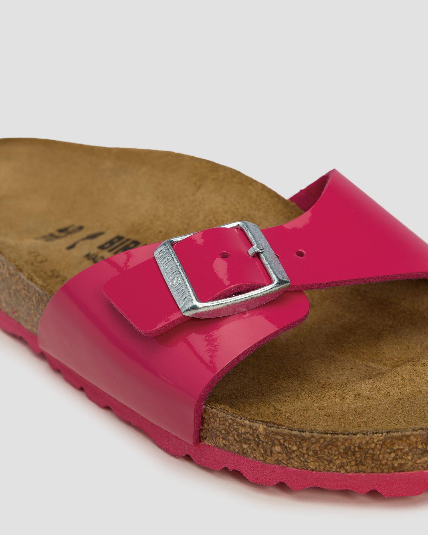 Șlapi rozi pentru femei Birkenstock Madrid BF Narrow