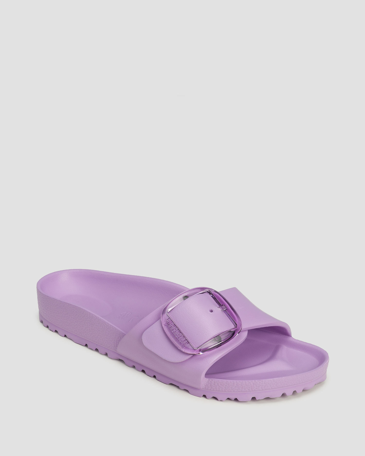 Birkenstock Madrid Big Buckle Eva Ultraleichte Pantoletten für Damen, Farbe/Muster: Fioletowy