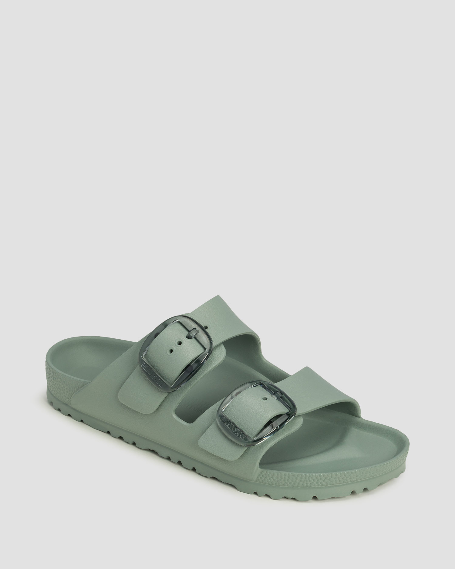 Birkenstock Arizona Big Buckle Eva Pantoletten für Damen, Farbe/Muster: Zielony