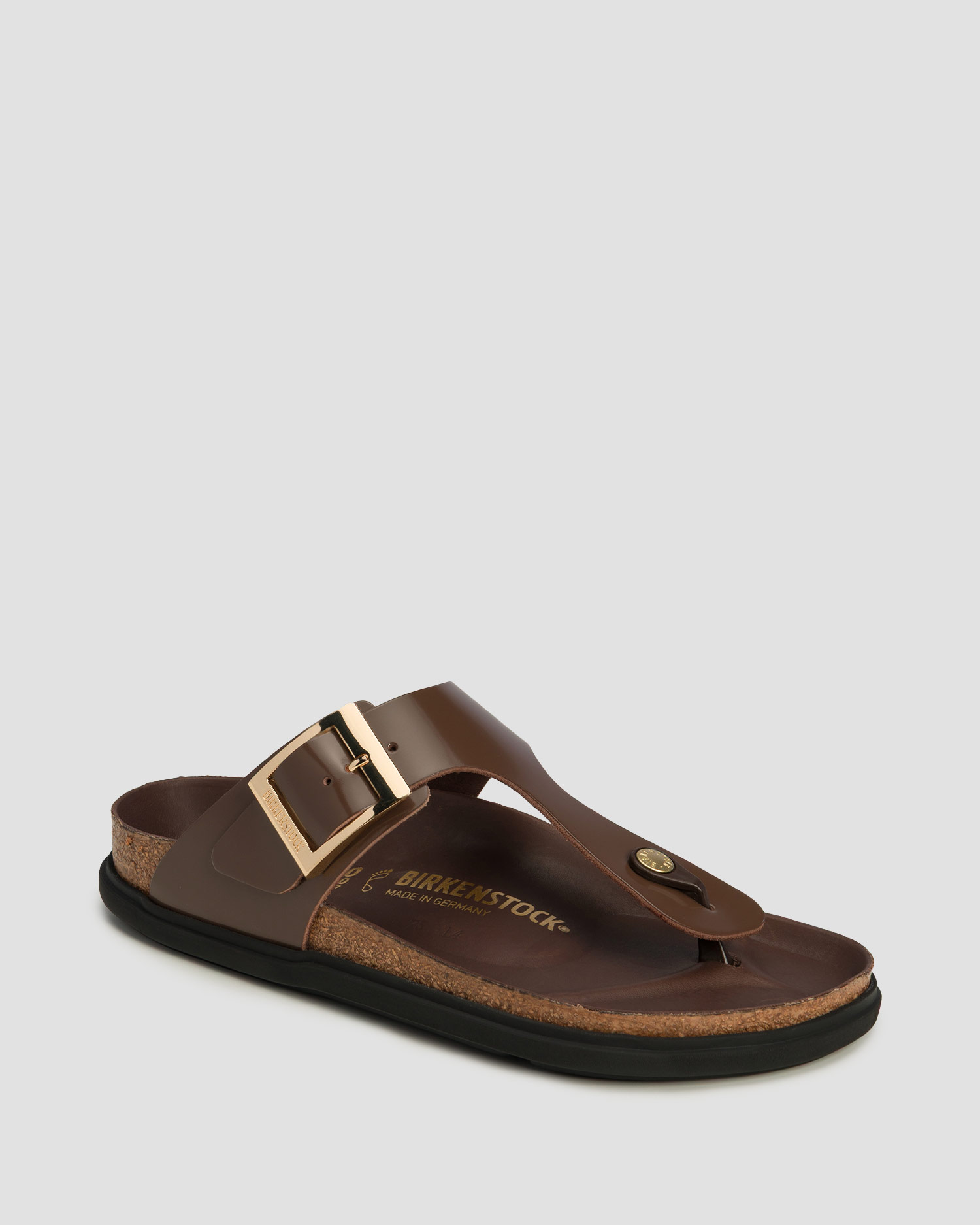Tongs pour femmes Birkenstock Gizeh DB Lena HS Regular, Couleur: Brązowy