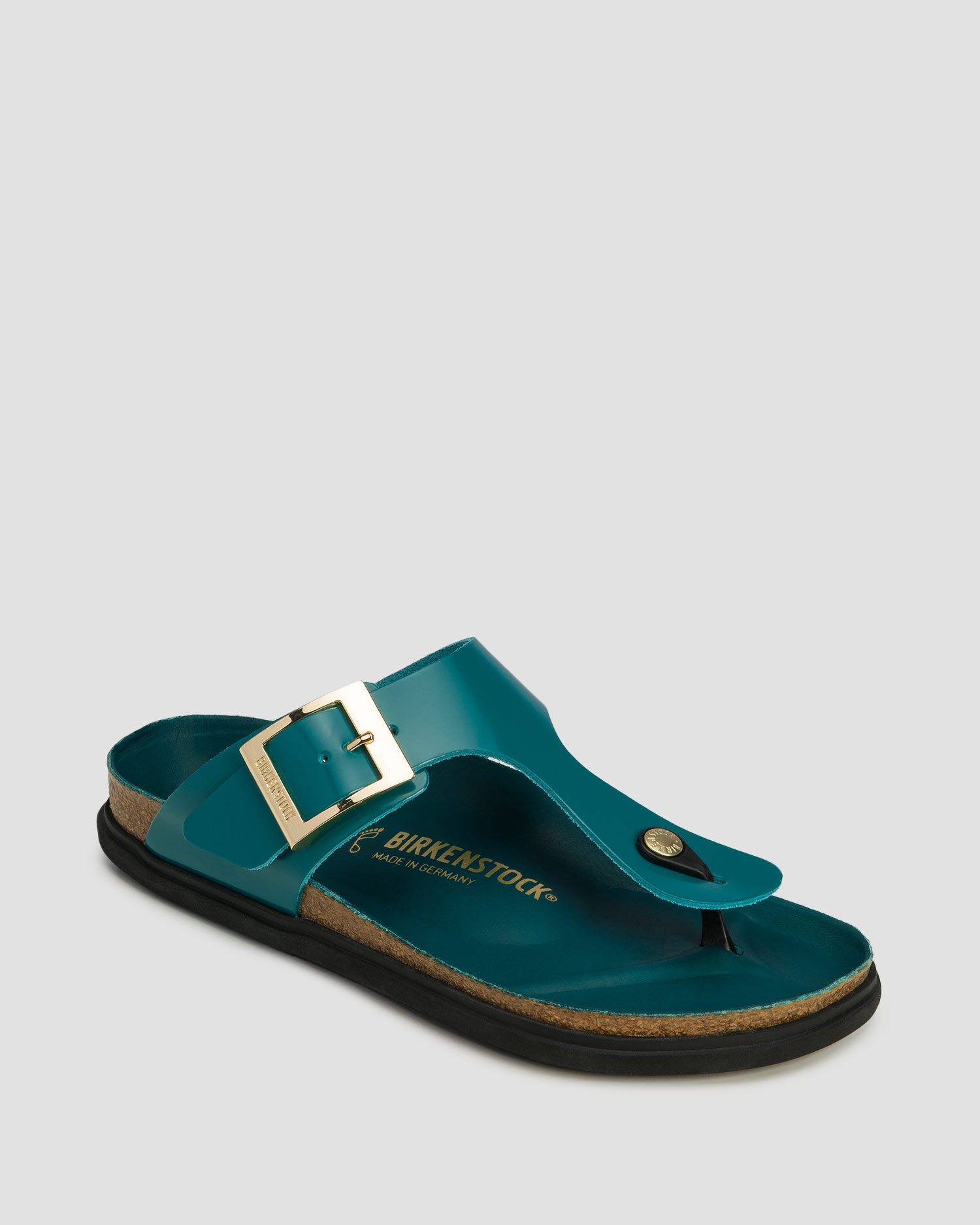 Șlapi pentru femei Birkenstock Gizeh DB Lena HS Narrow, Culoare/Model: Zielony