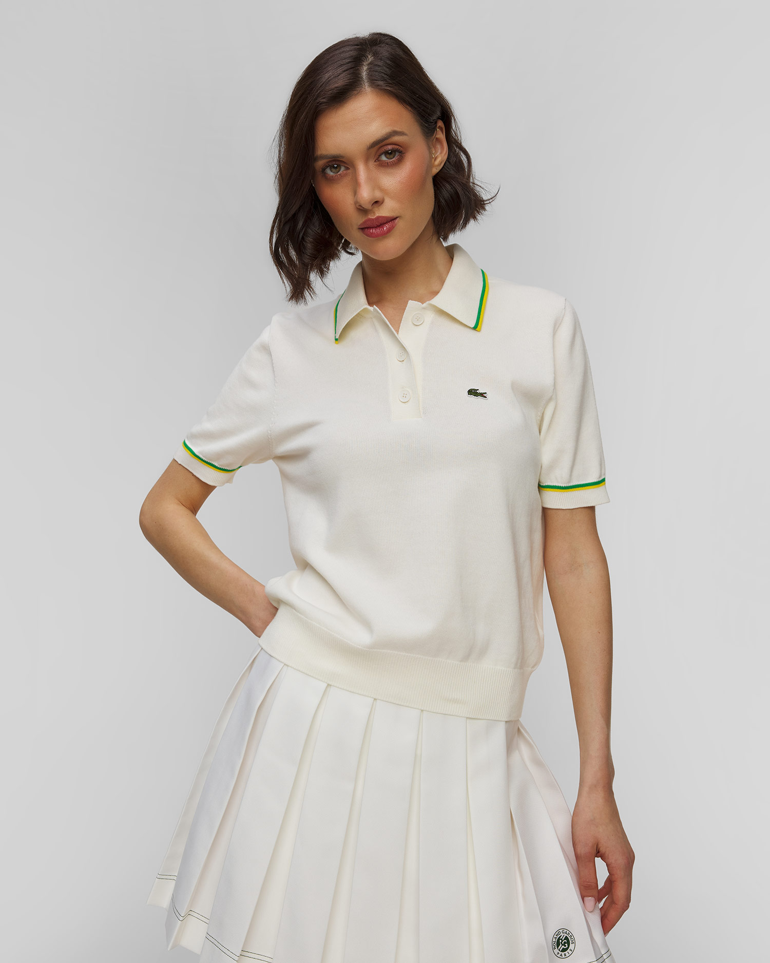 Women’s short-sleeved sweater Lacoste