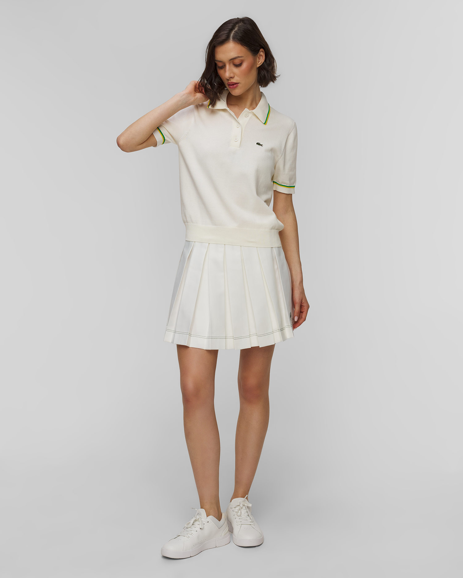 Women’s short-sleeved sweater Lacoste