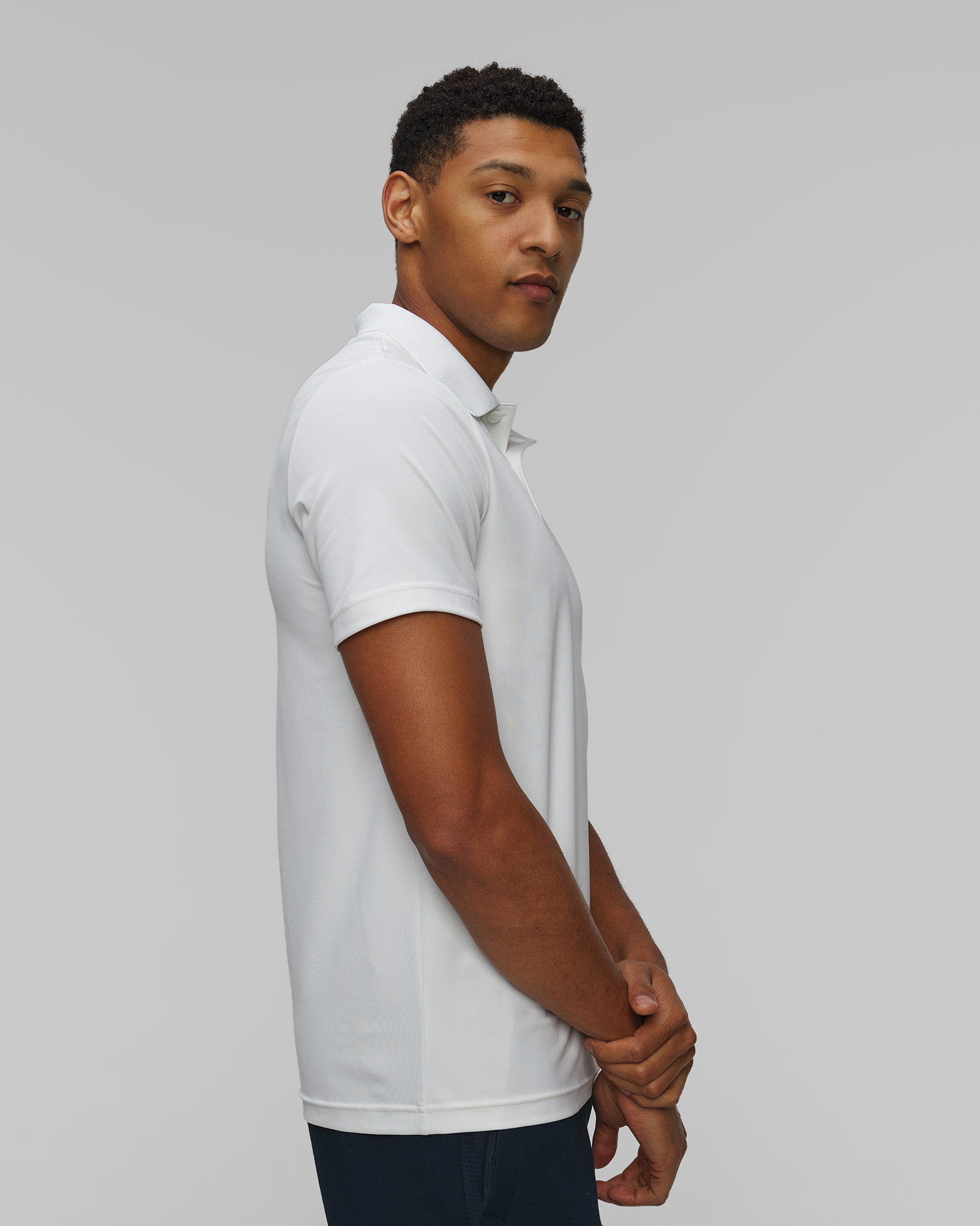 Men's white polo Lacoste