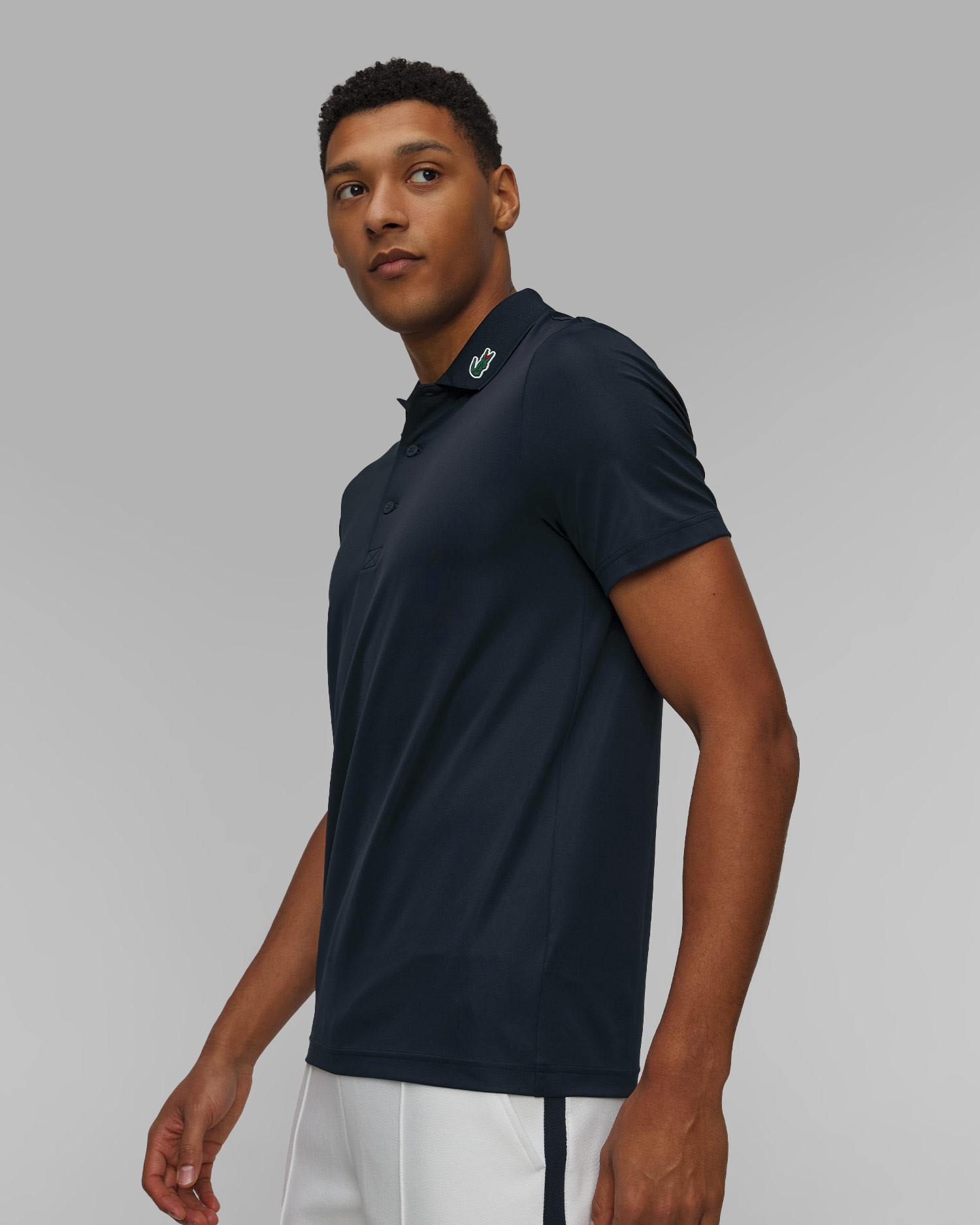 Men's navy blue polo Lacoste