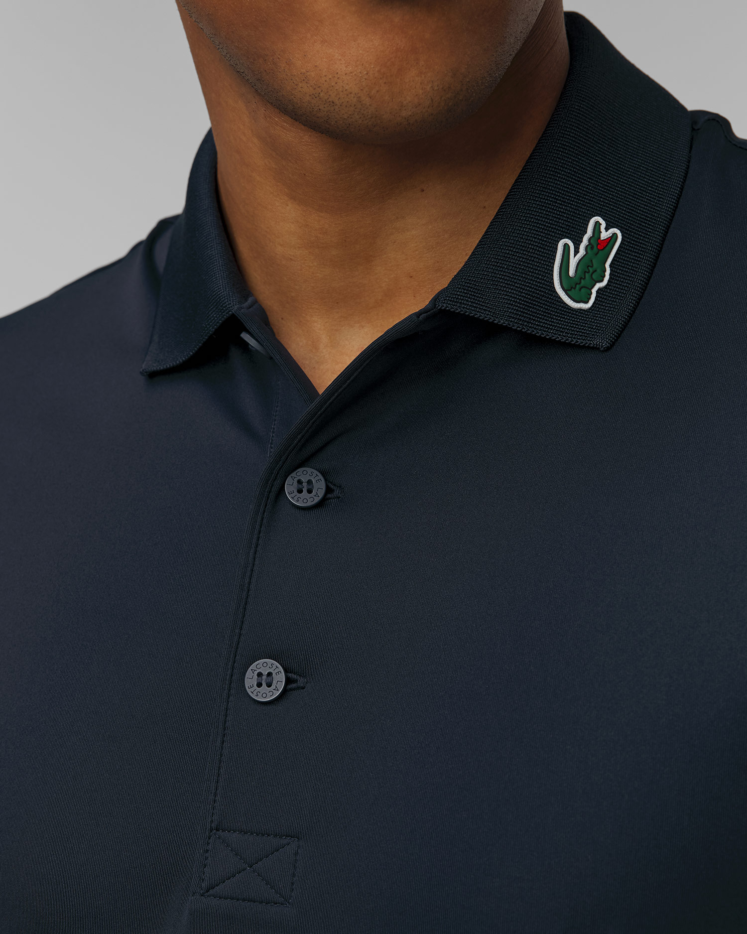 Men's navy blue polo Lacoste
