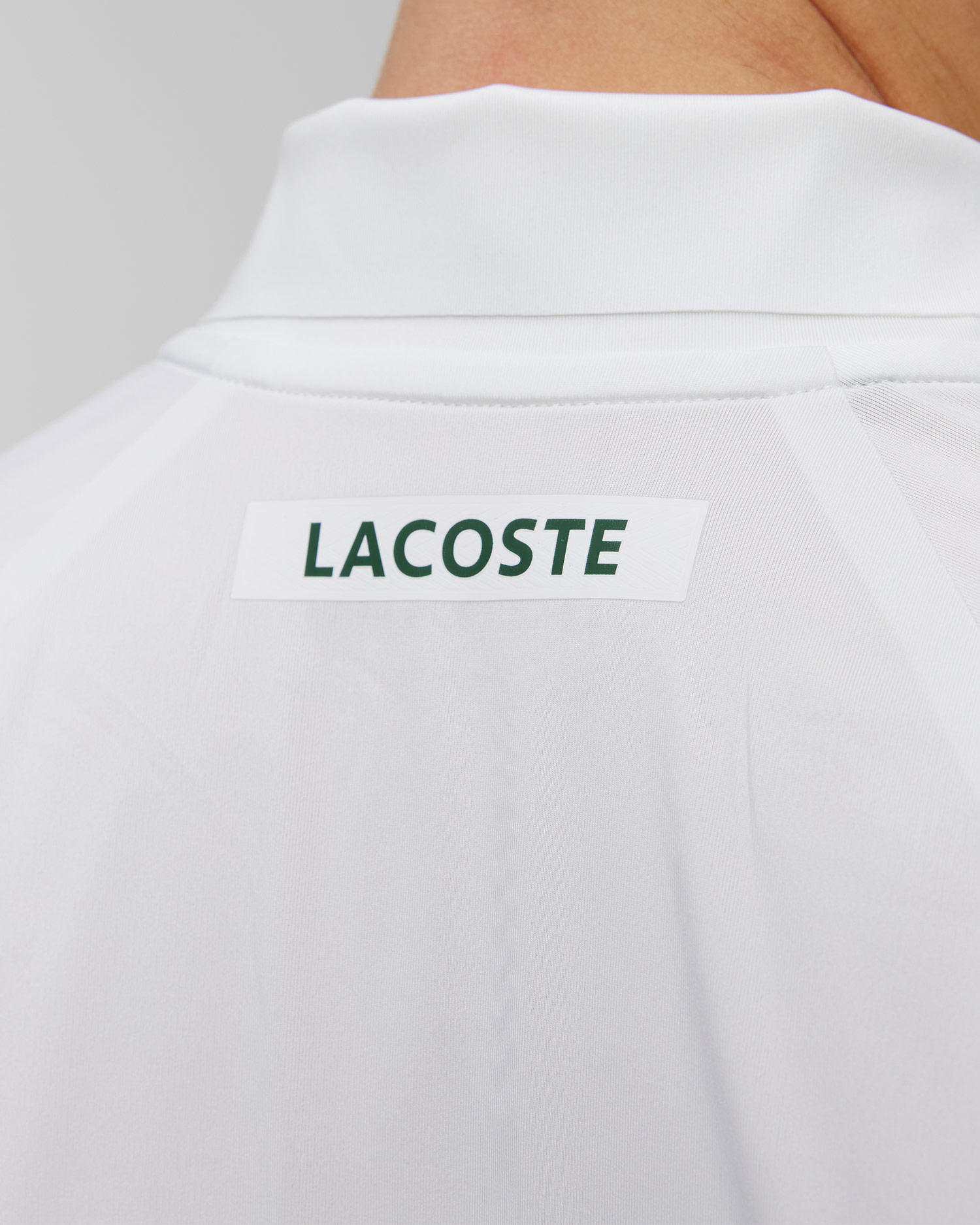 Białe polo męskie Lacoste Tennis x Novak Djokovic On Court