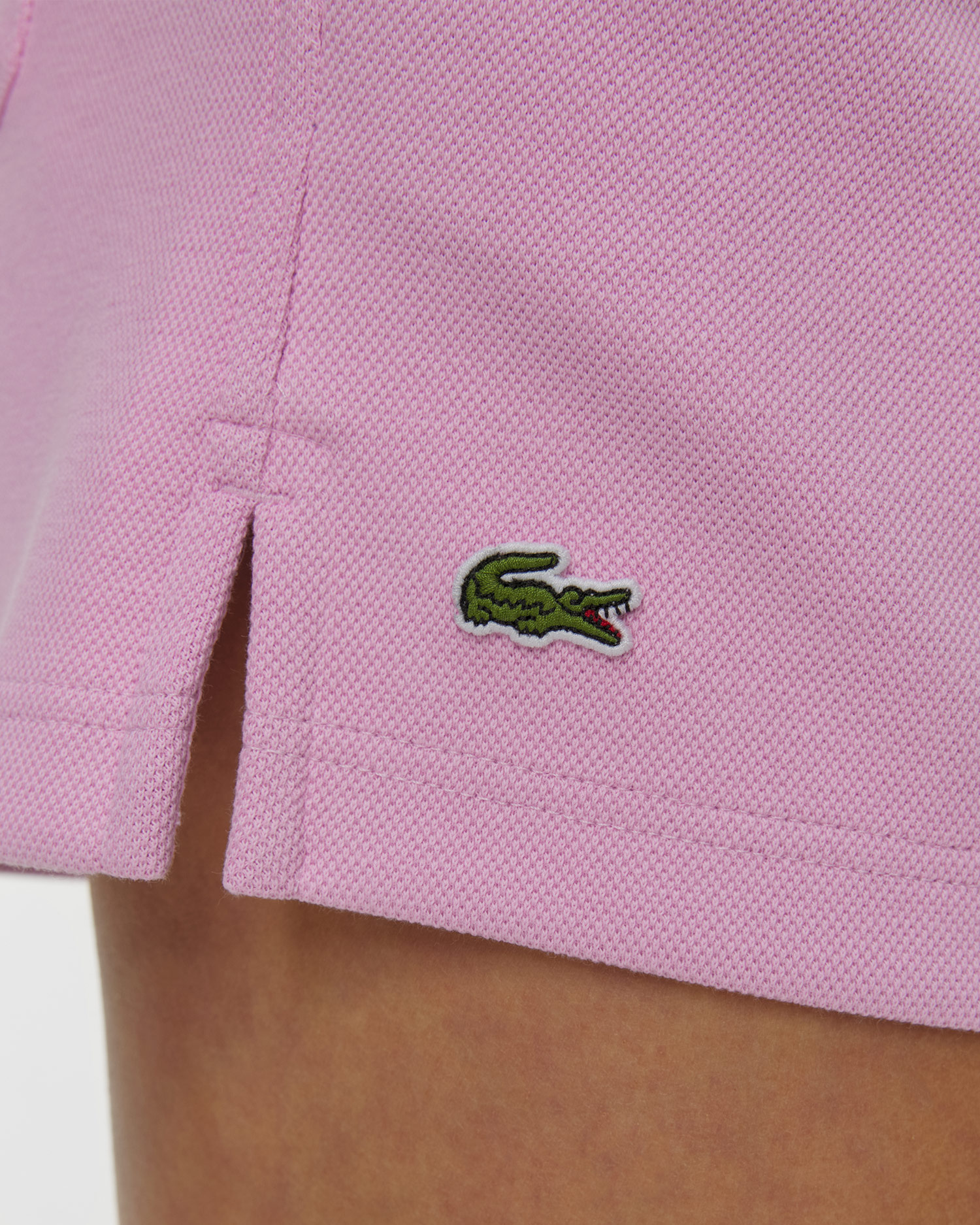Růžové dámské šortky Lacoste Double Face Piqué