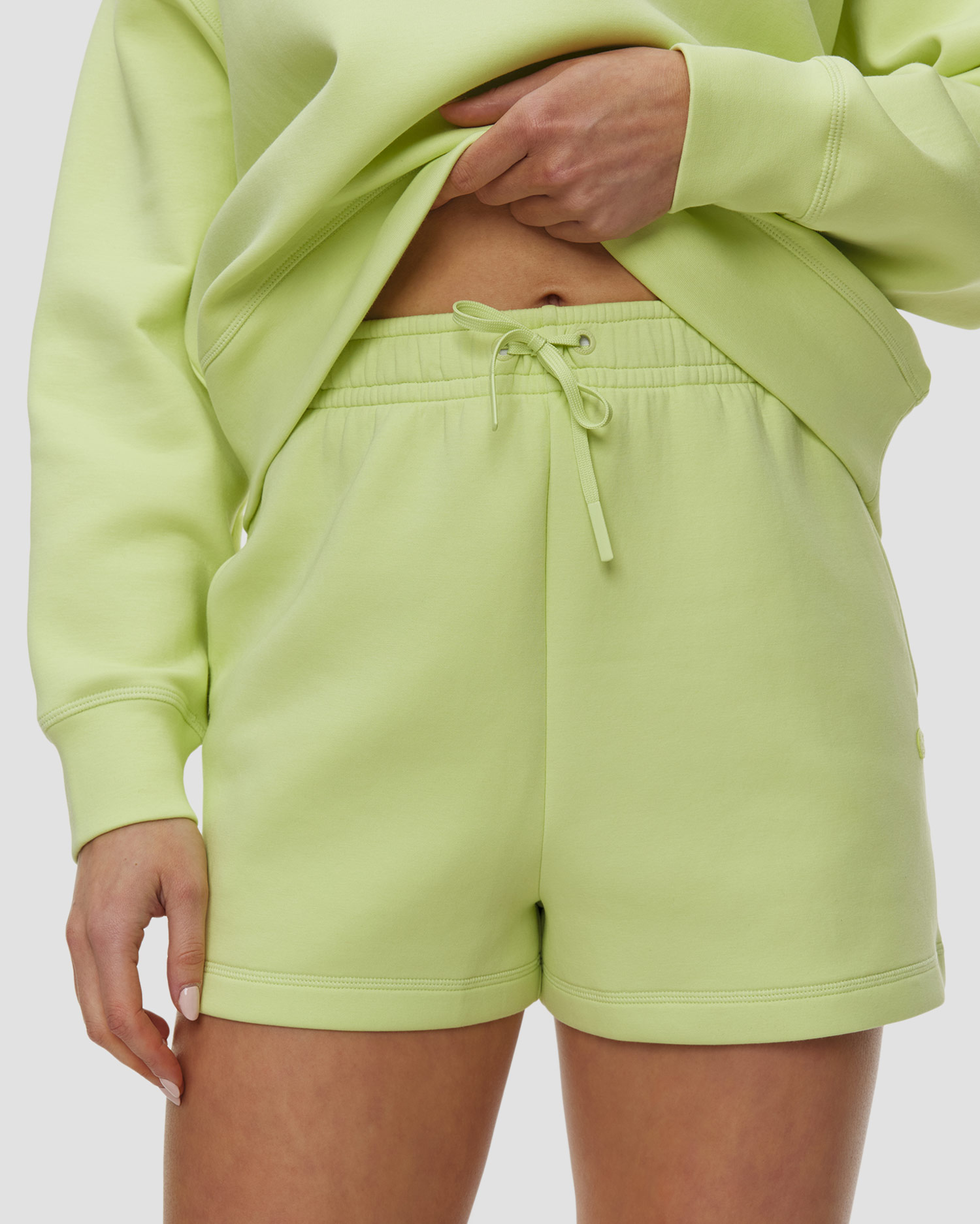 Dámské teplákové šortky Lacoste Double Face Jersey